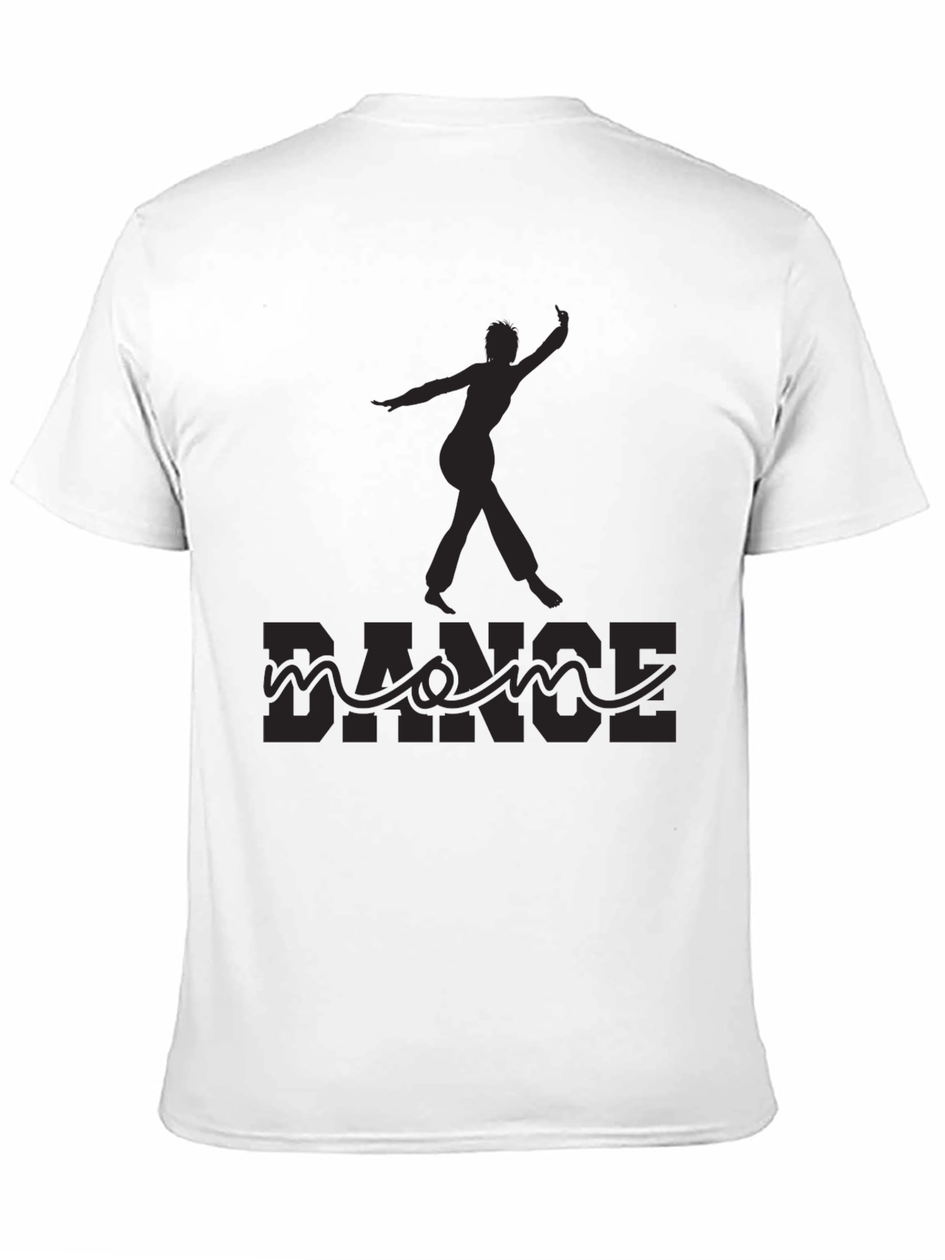 Black Dance Silhouette Graphic Tee - Black view 11