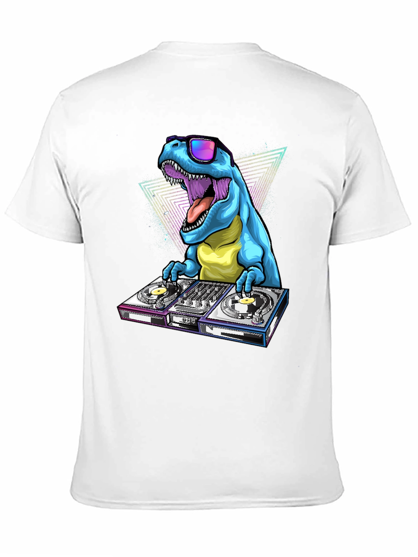Black DJ Dinosaur Graphic Tee view 11