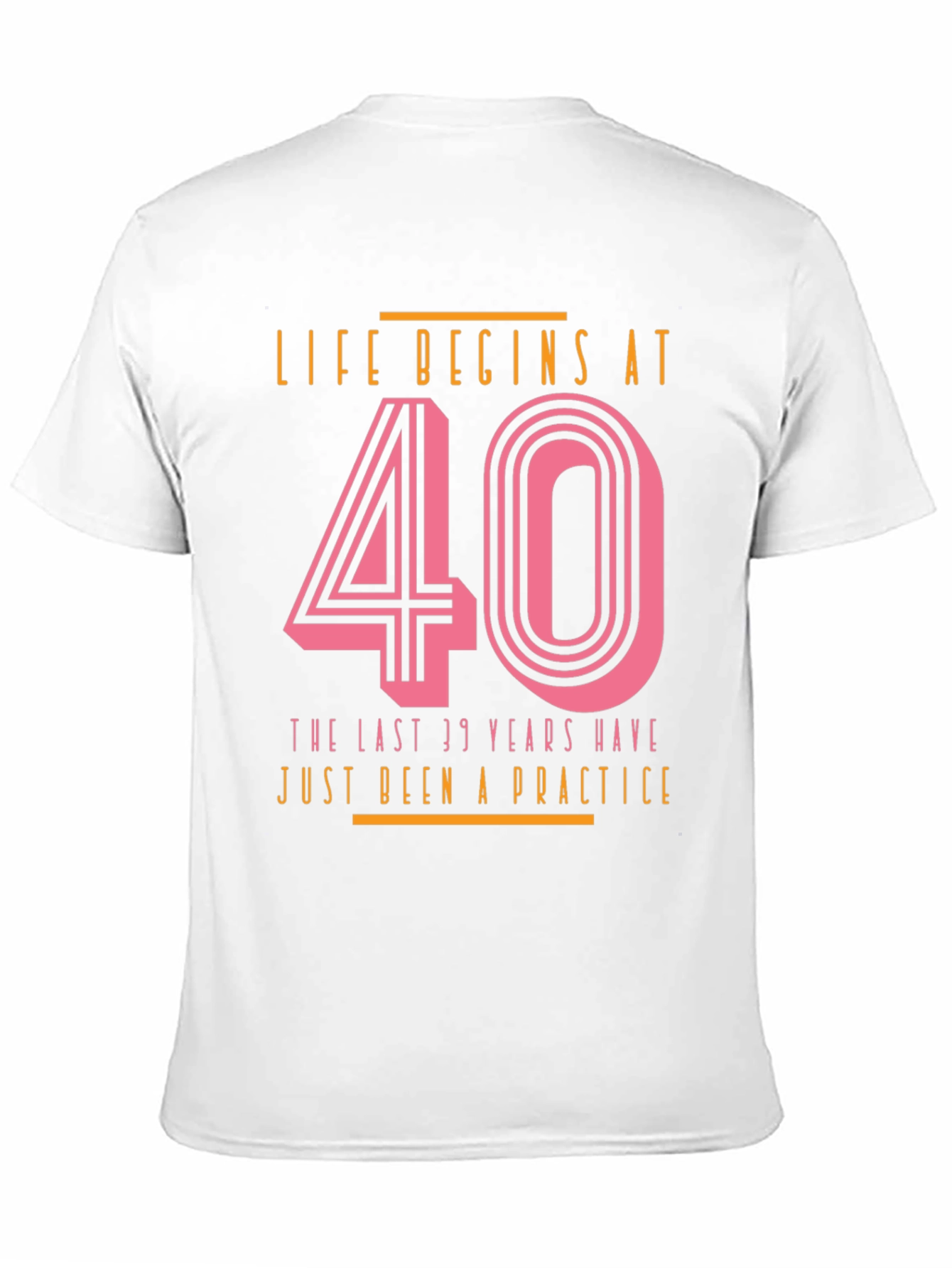 Black Life Begins at 40 T-Shirt view 11