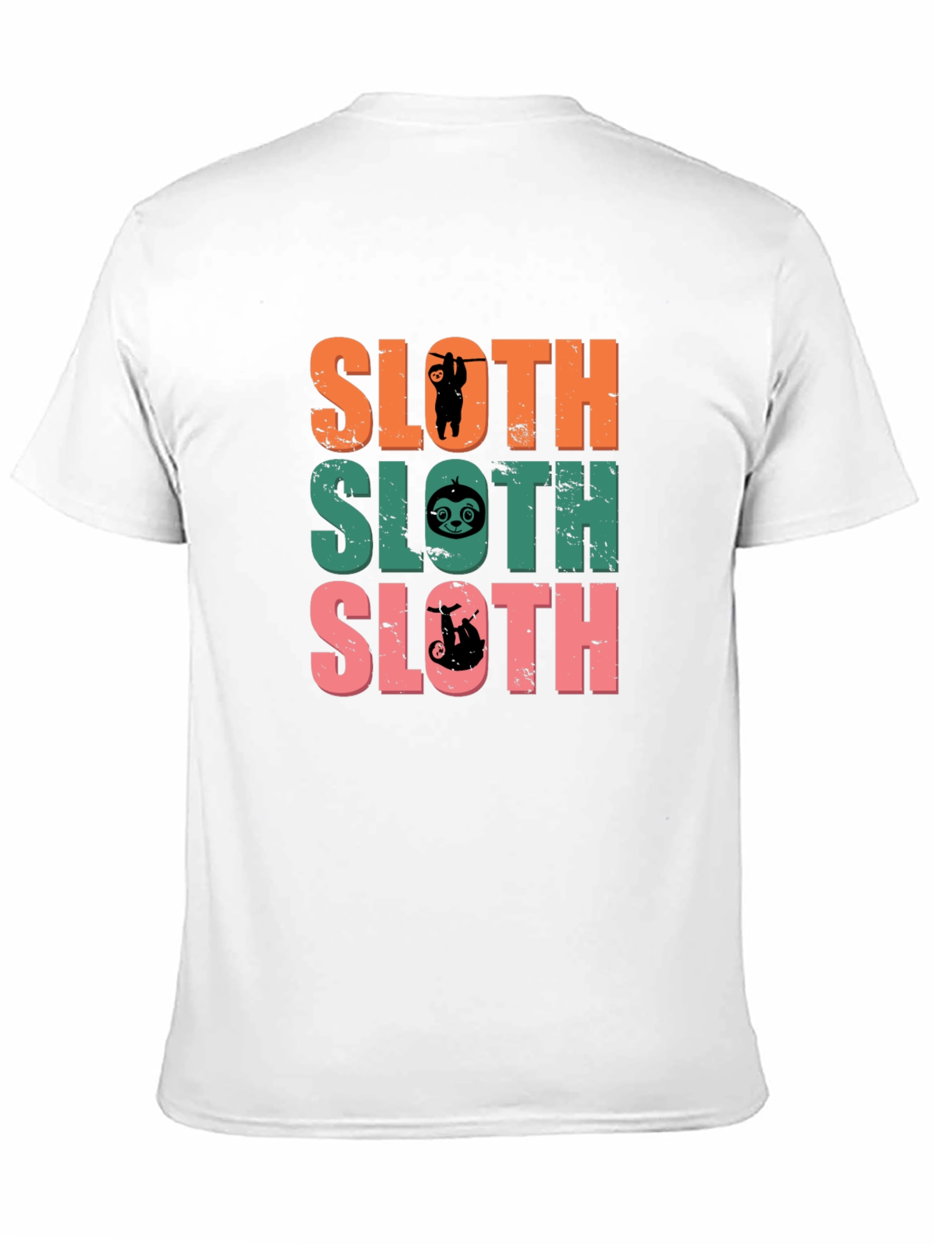 Black Sloth Graphic Print Tee - Fun & Quirky view 11