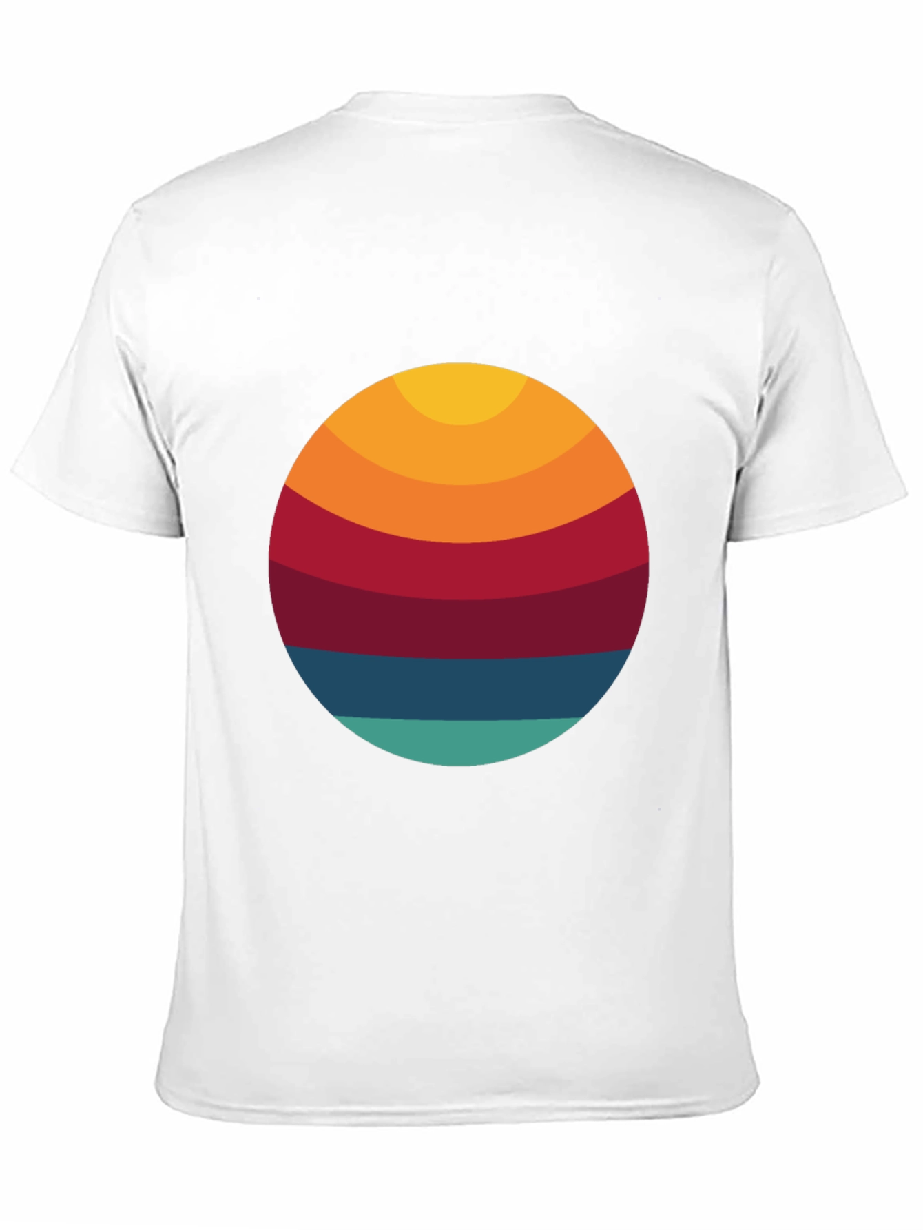 Black Retro Sunset Graphic T-Shirt - Vintage Style Tee view 11