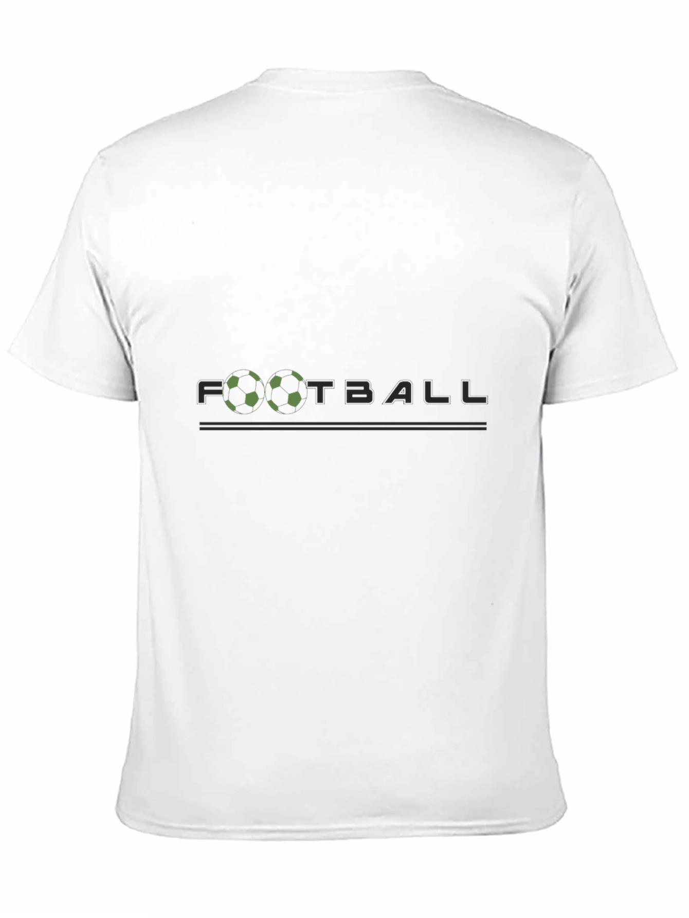 Black Football Graphic Tee - Stylish Black Cotton T-Shirt view 11