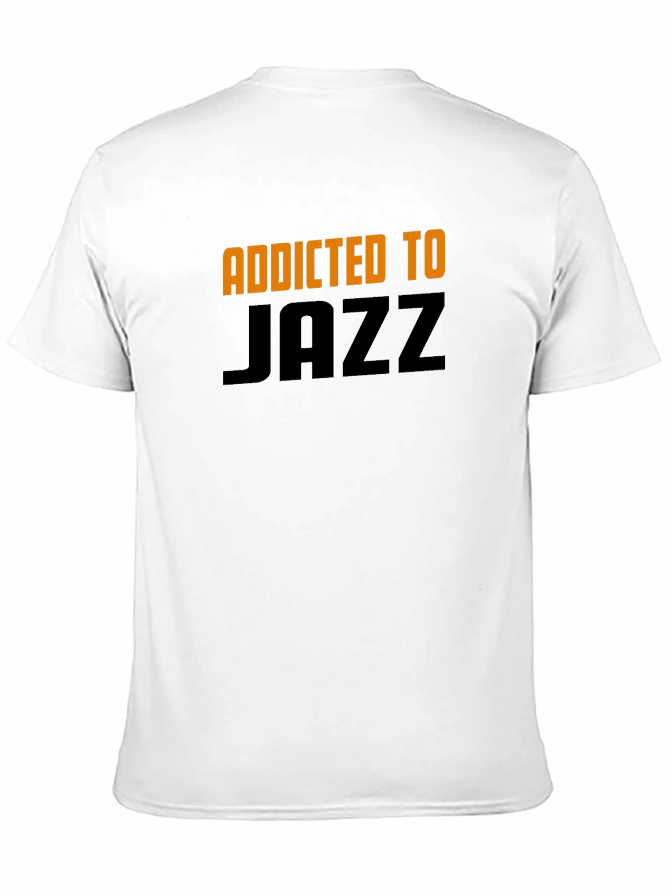 Black Addicted to Jazz Graphic Tee - Black Cotton Blend view 11