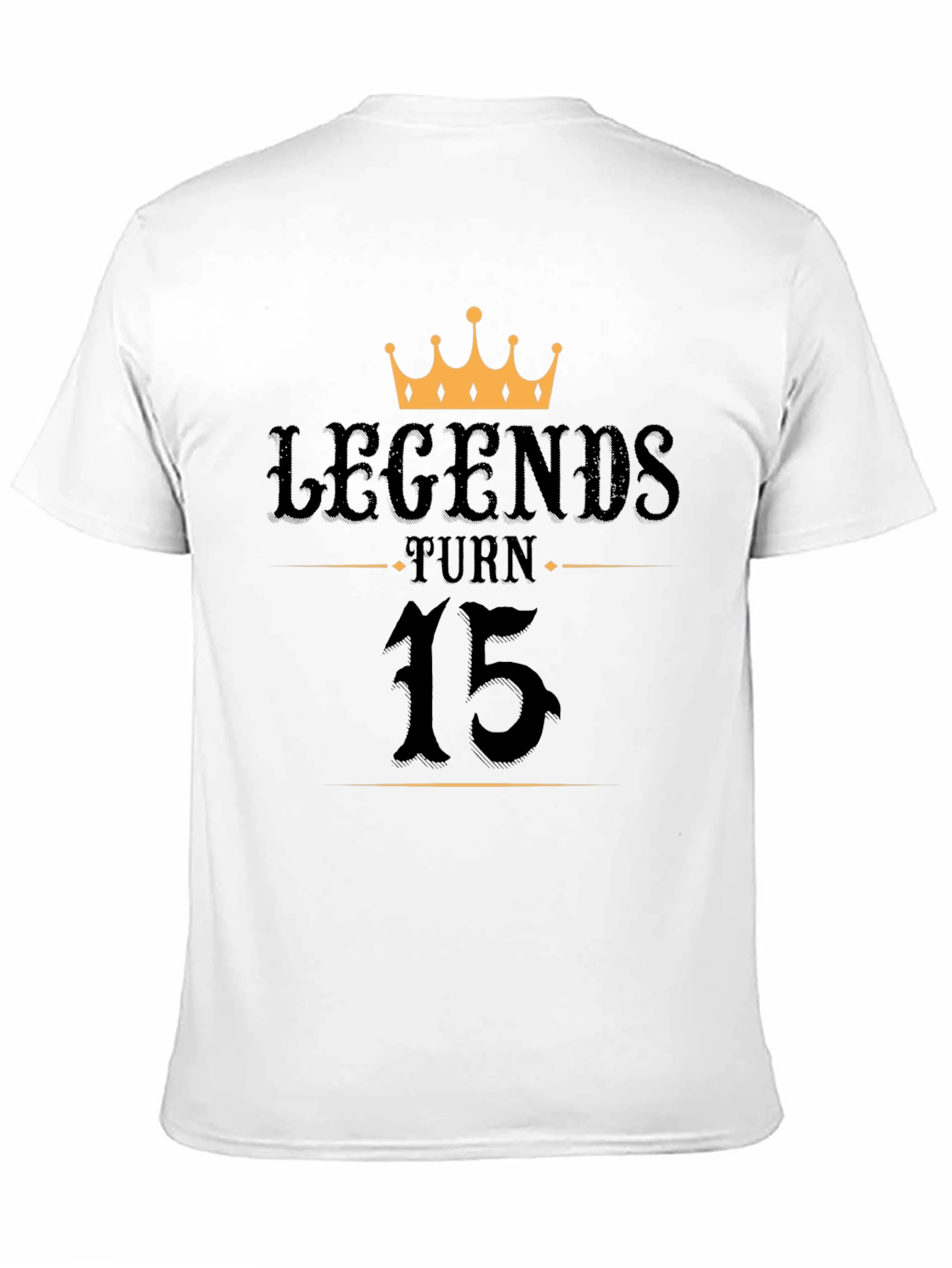 Black Legends Turn 15 Black Graphic Tee view 11
