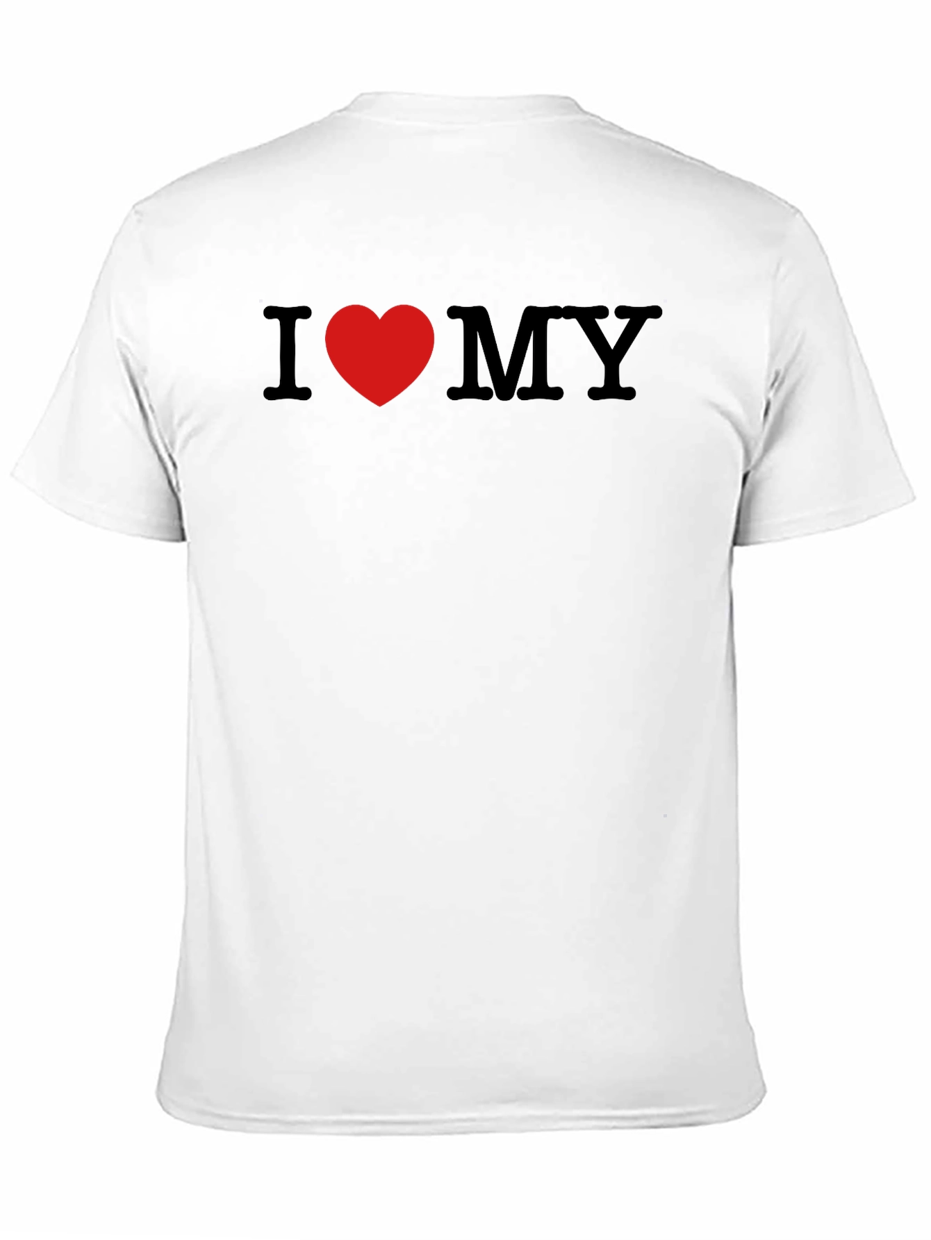 Black I Heart MY T-Shirt - Black Cotton Blend Tee view 11