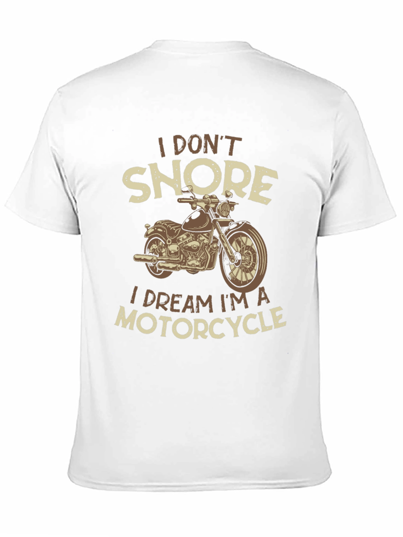 Black Motorcycle Dream T-Shirt - Funny Biker Tee view 11