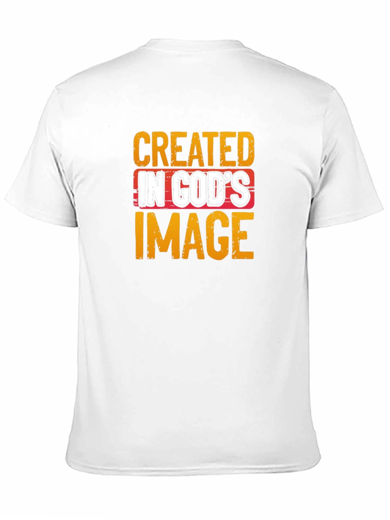 Black Created in God's Image Black Graphic Tee view 11