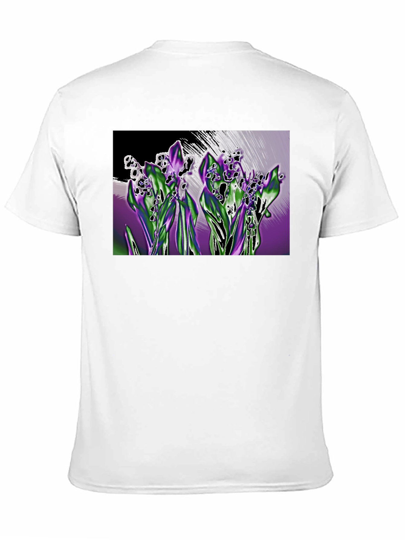 Black Lily of the Valley Graphic T-Shirt - Black view 11