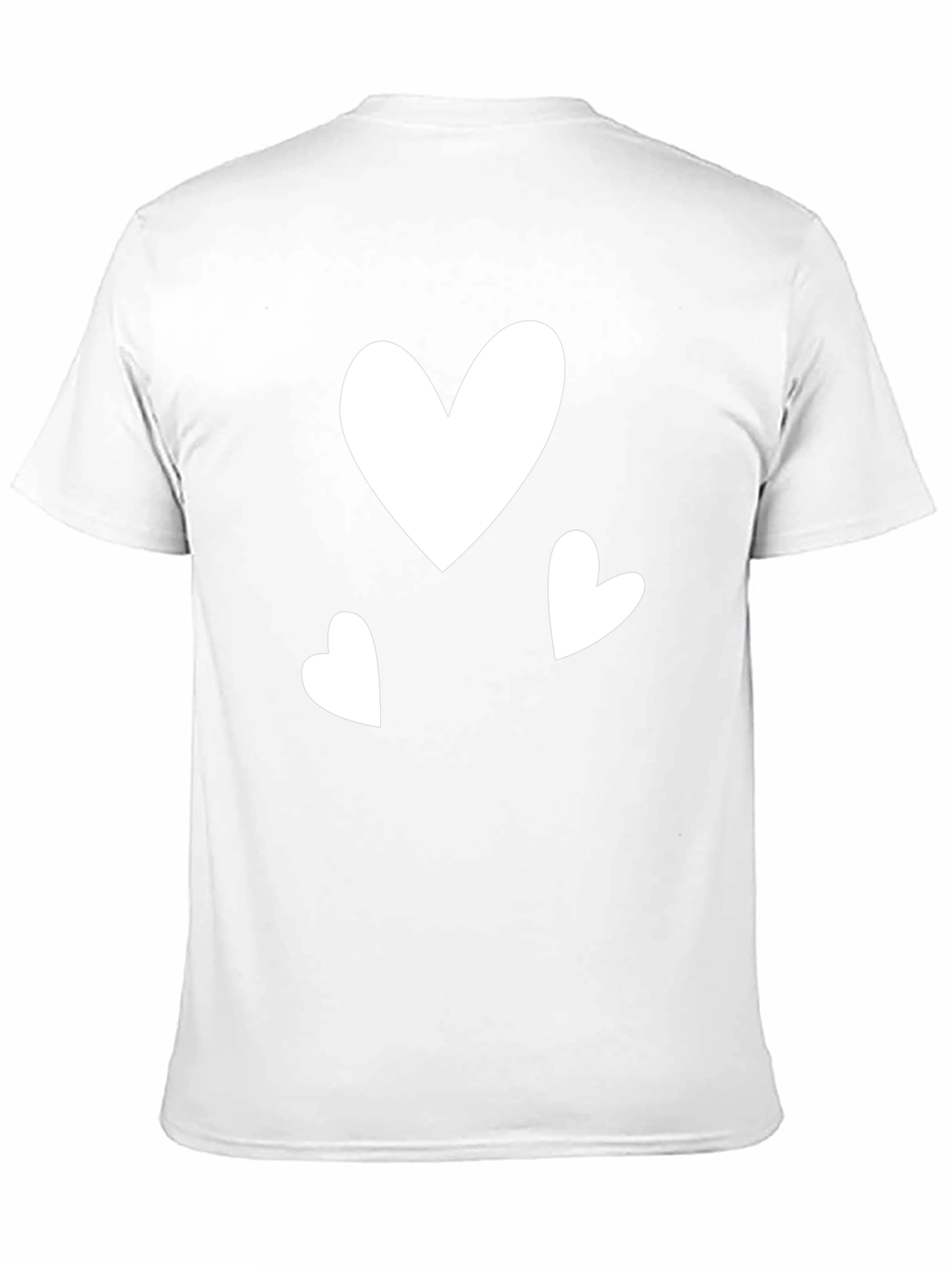 Black Heart Graphic Tee - Black Cotton Blend Casual Wear view 11