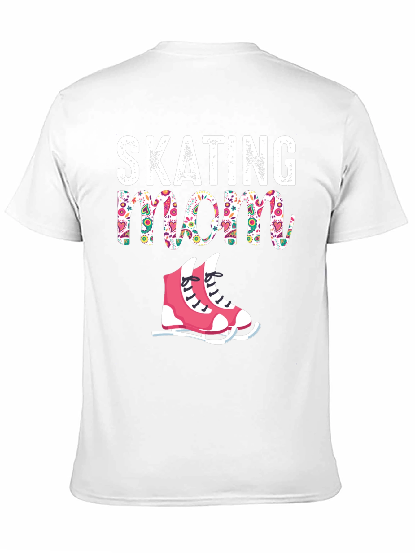 Black Skating Mom T-Shirt, Novelty Graphic Tee view 11