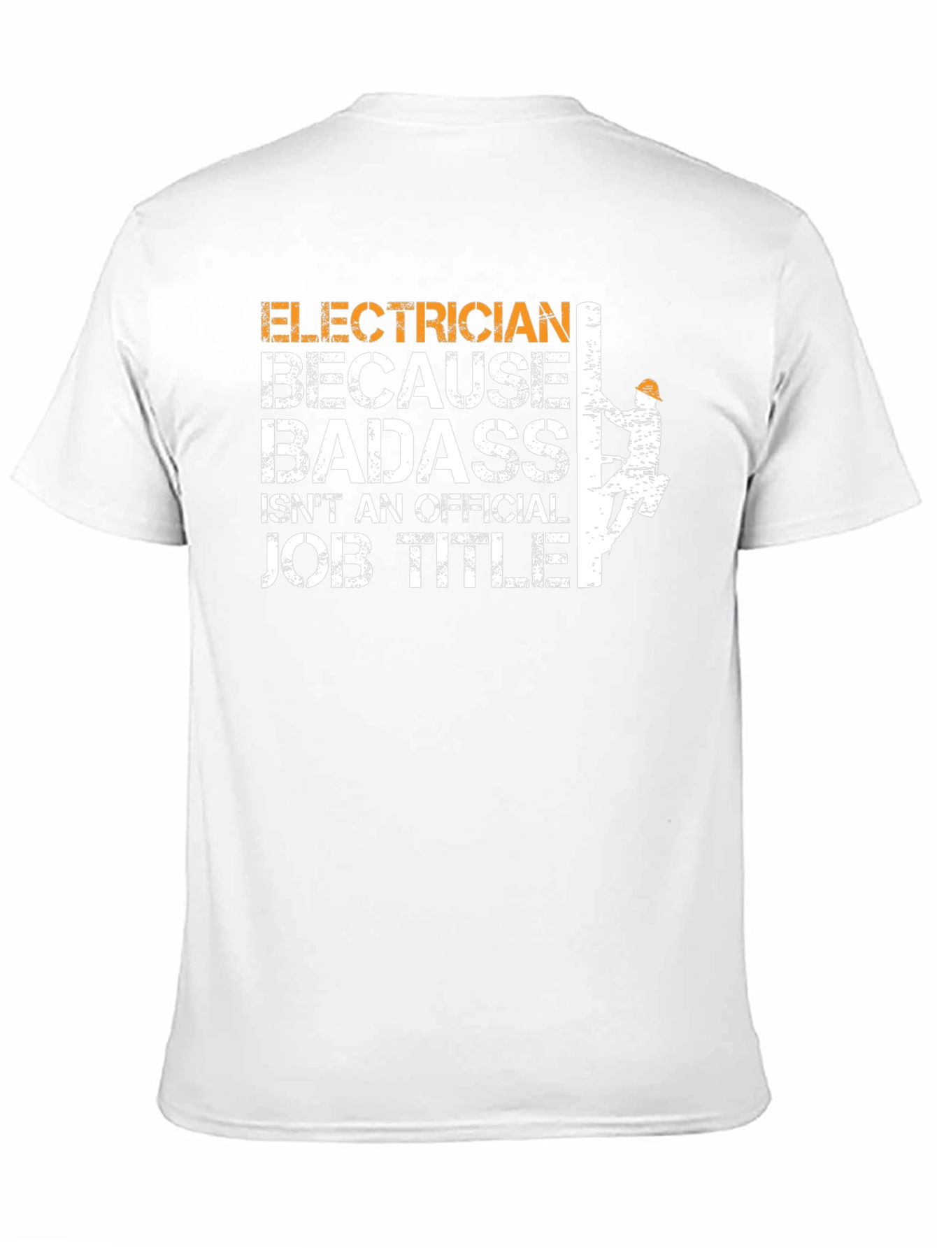 Black Electrician Badass Job Title T-Shirt view 11