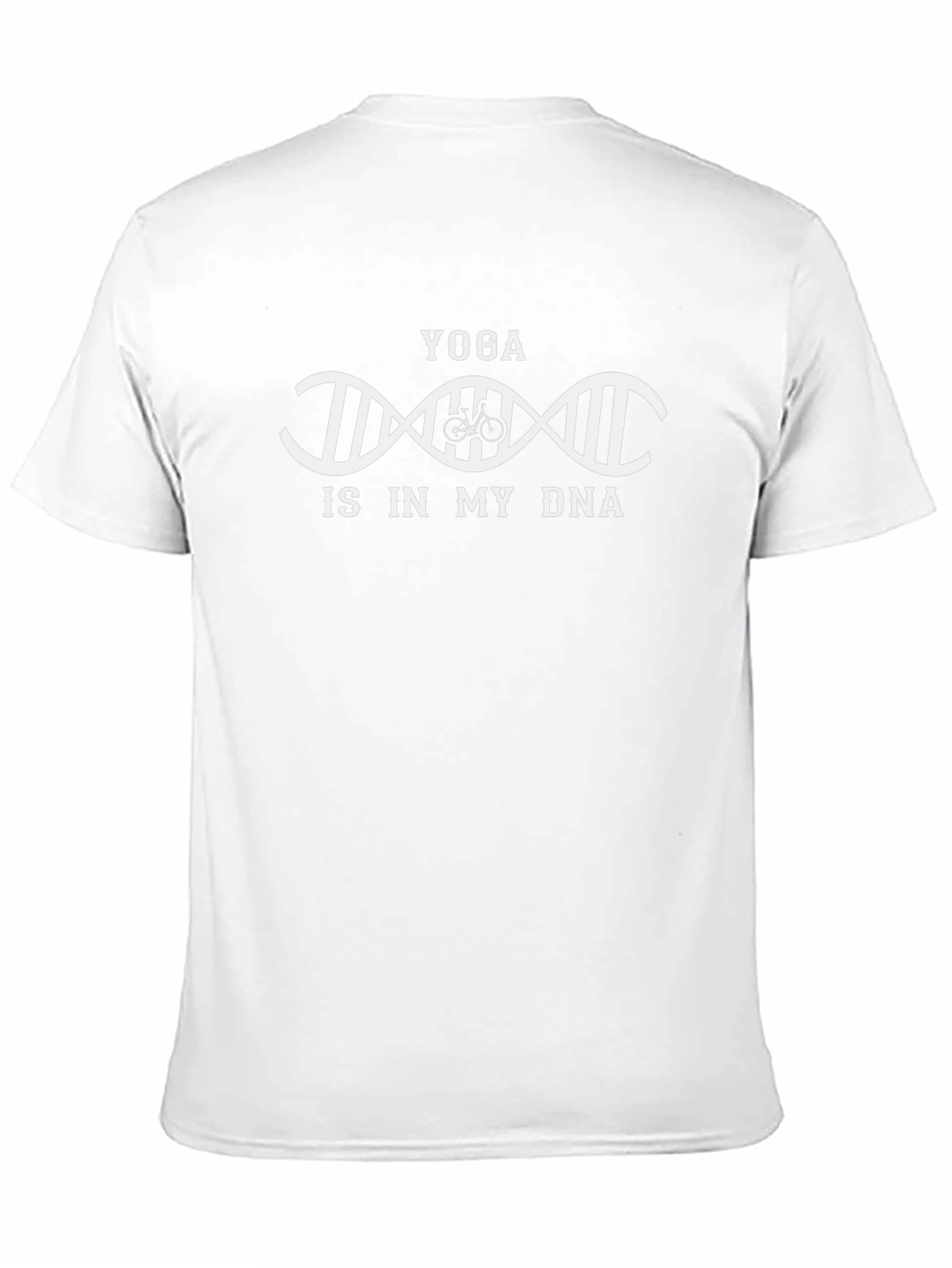 Black Yoga DNA T-Shirt - Black Graphic Tee view 11