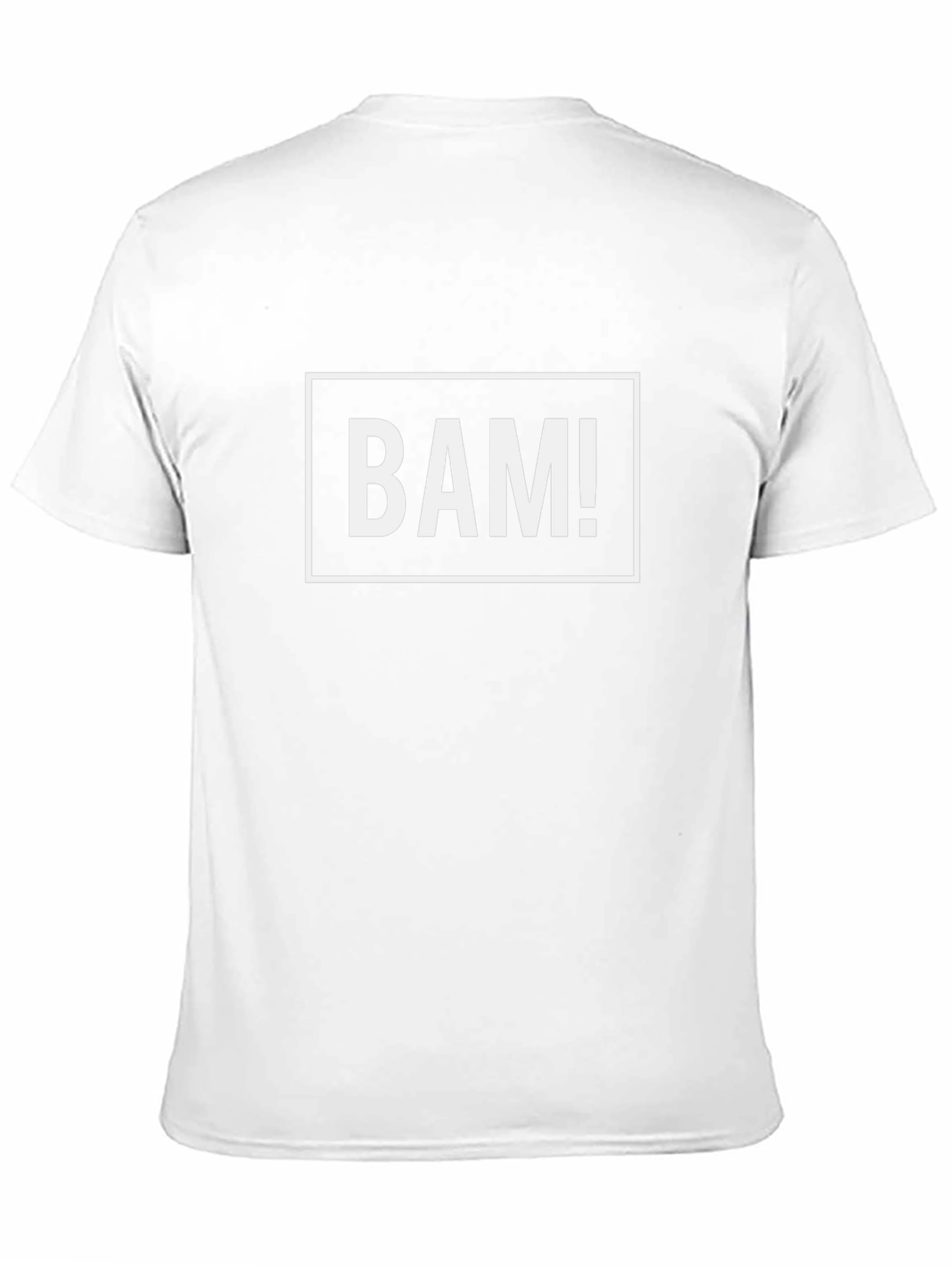 Black BAM! Graphic T-Shirt - Bold Statement Tee view 11