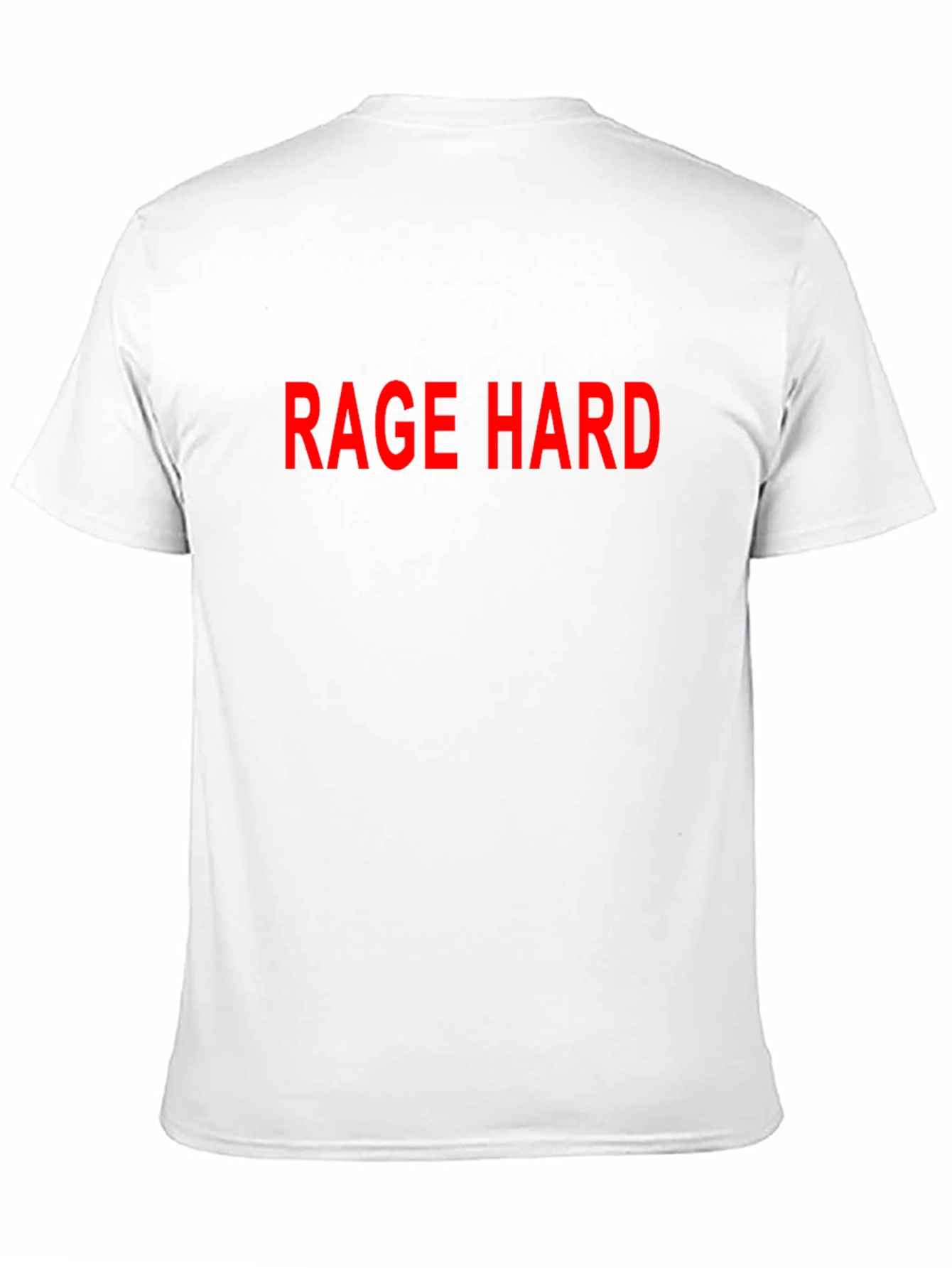 Black Rage Hard Black Cotton Graphic Tee view 11