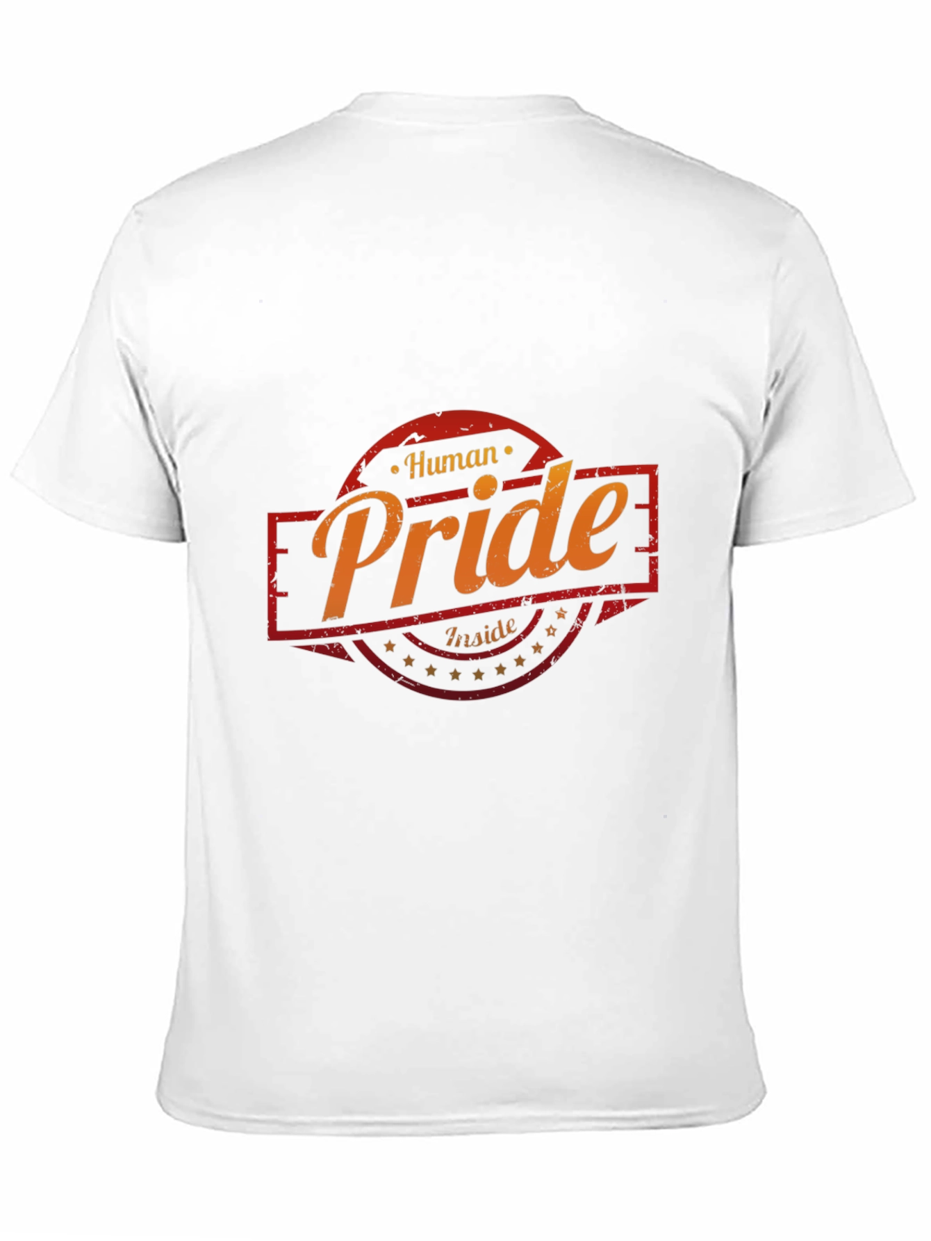 Black Human Pride Inside Graphic Tee - Black Cotton T-Shirt view 11