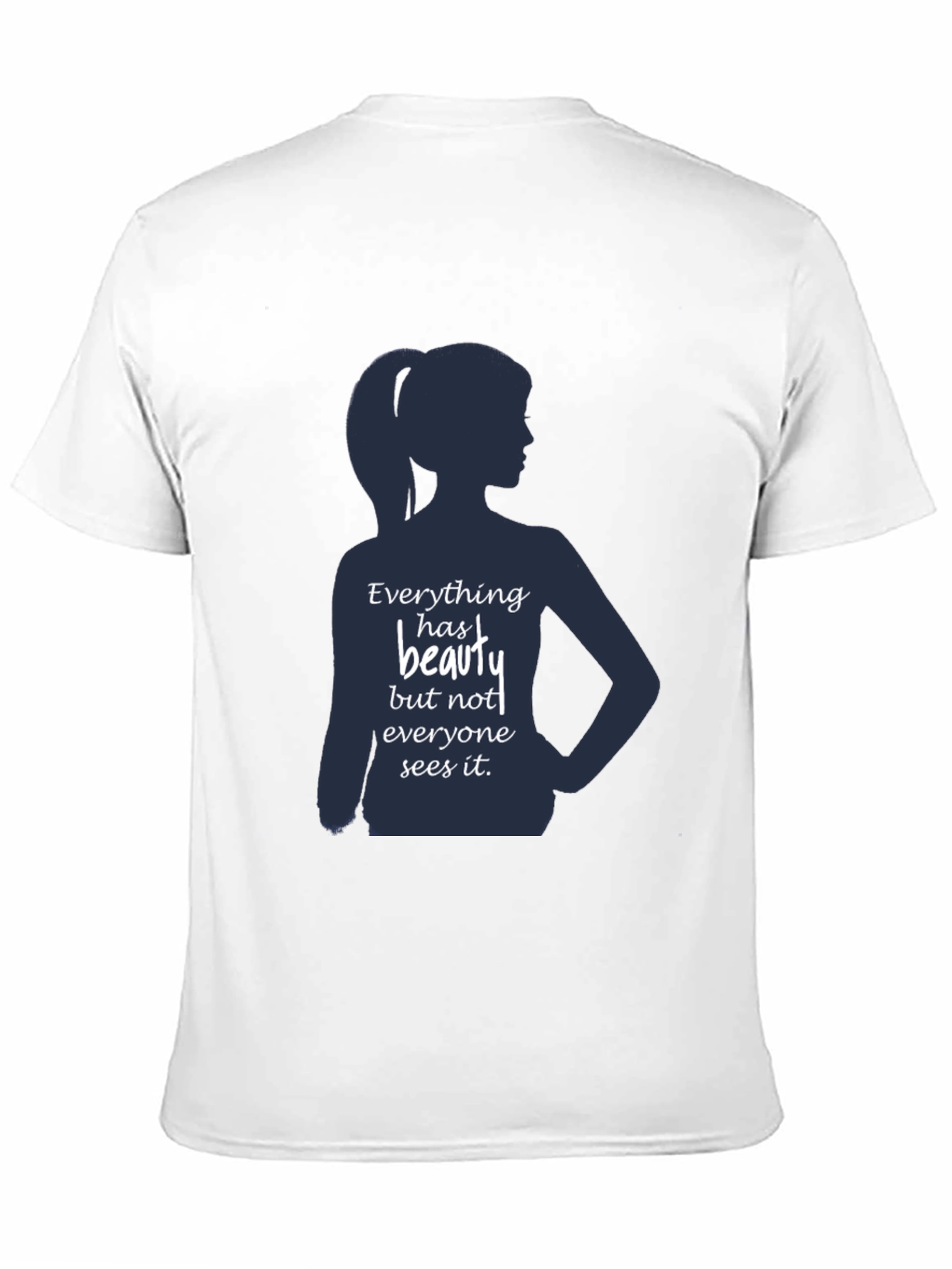 Black Beauty Silhouette Graphic T-Shirt - Inspirational Design view 11