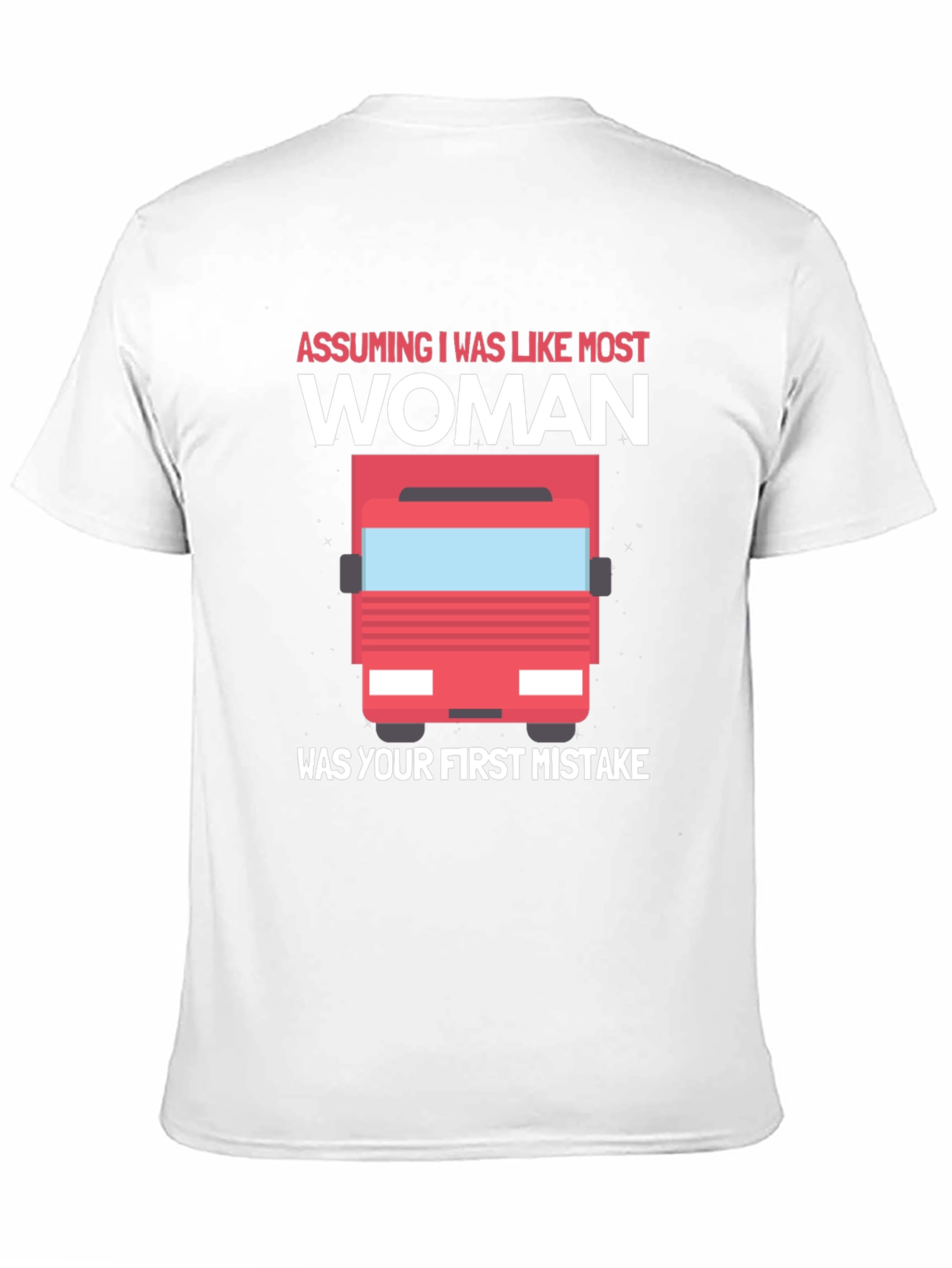 Black Trucker Woman T-Shirt - First Mistake Tee view 11