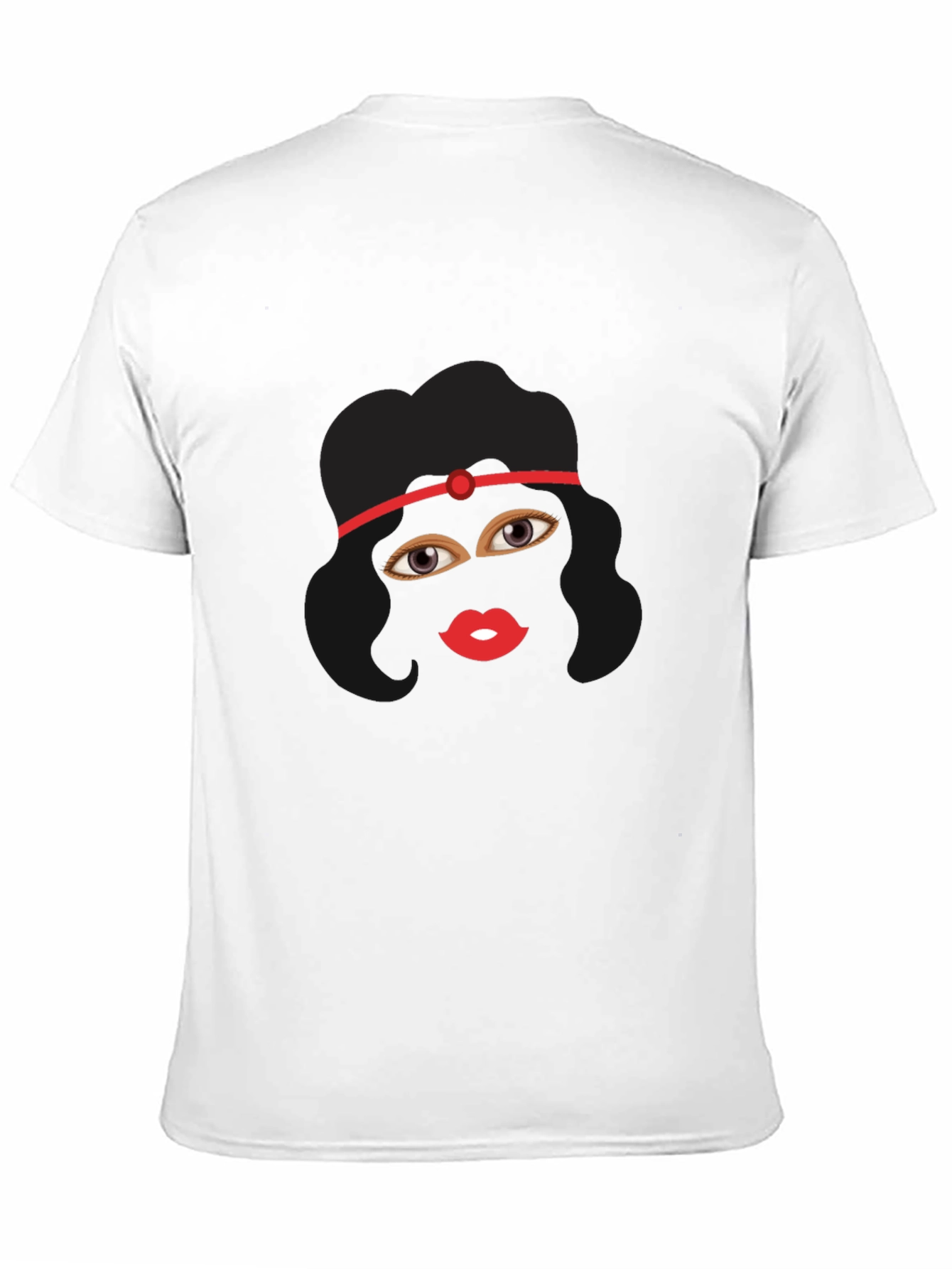 Black Ninja Girl Graphic Tee - Black Cotton T-Shirt view 11