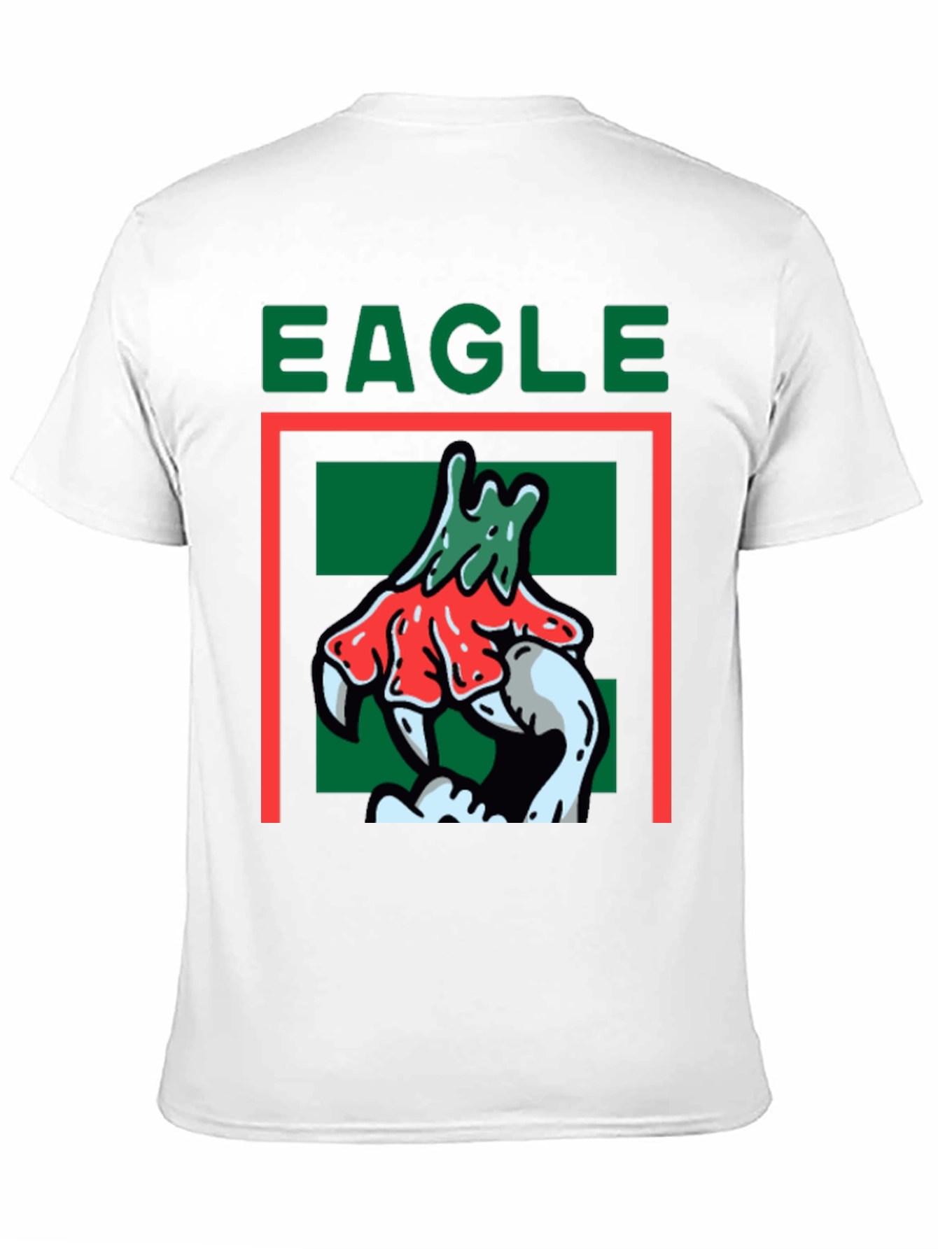 Black Eagle Graphic Print Black T-Shirt view 11