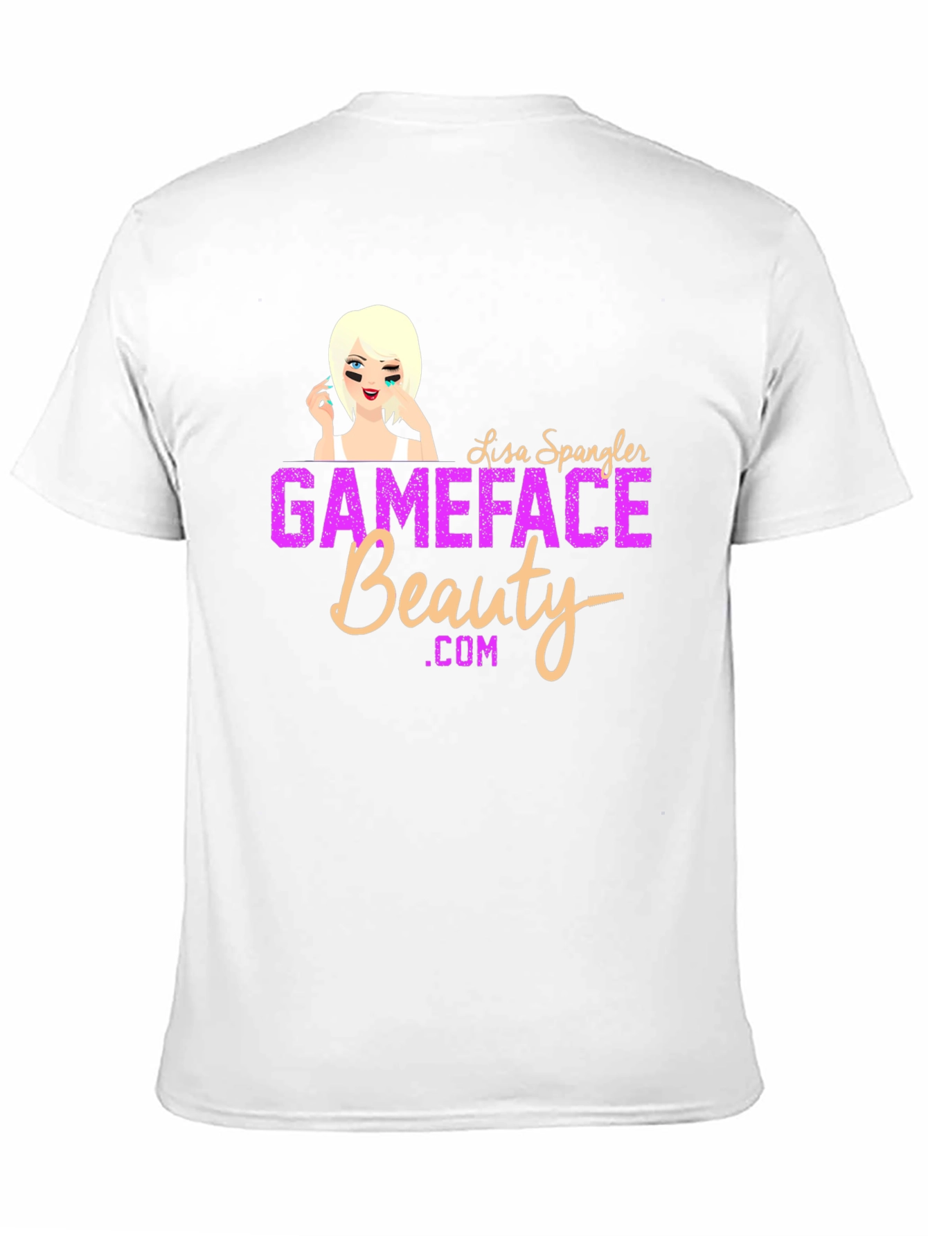 Black GameFace Beauty T-Shirt - Black, Graphic Tee view 11