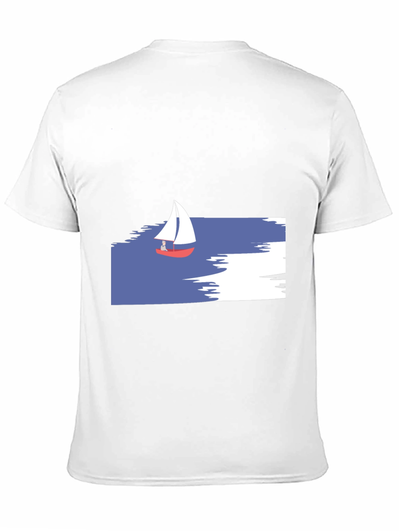 Black Sailboat Graphic T-Shirt - Black view 11