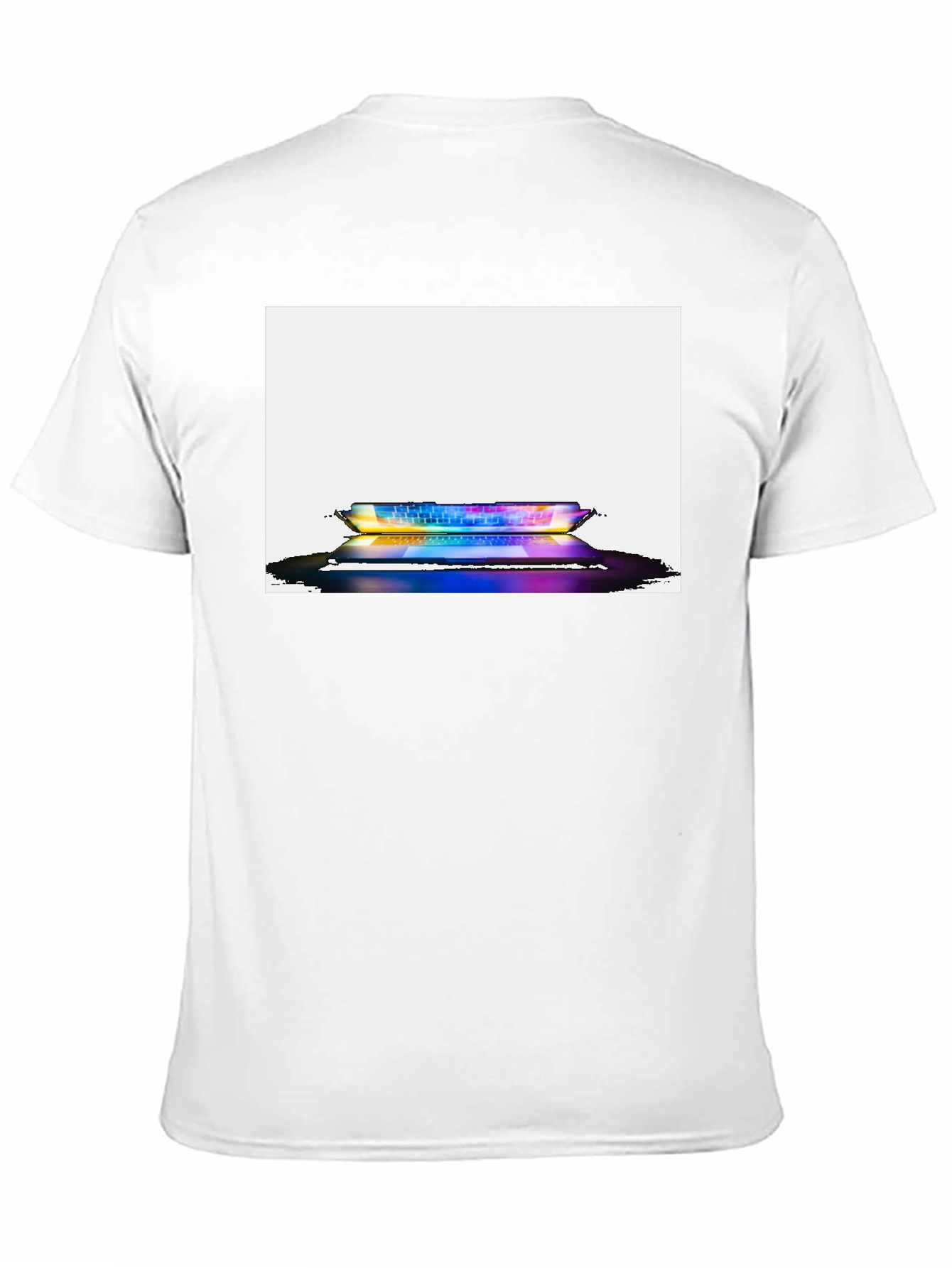 Black Cool Keyboard Graphic Tee view 11