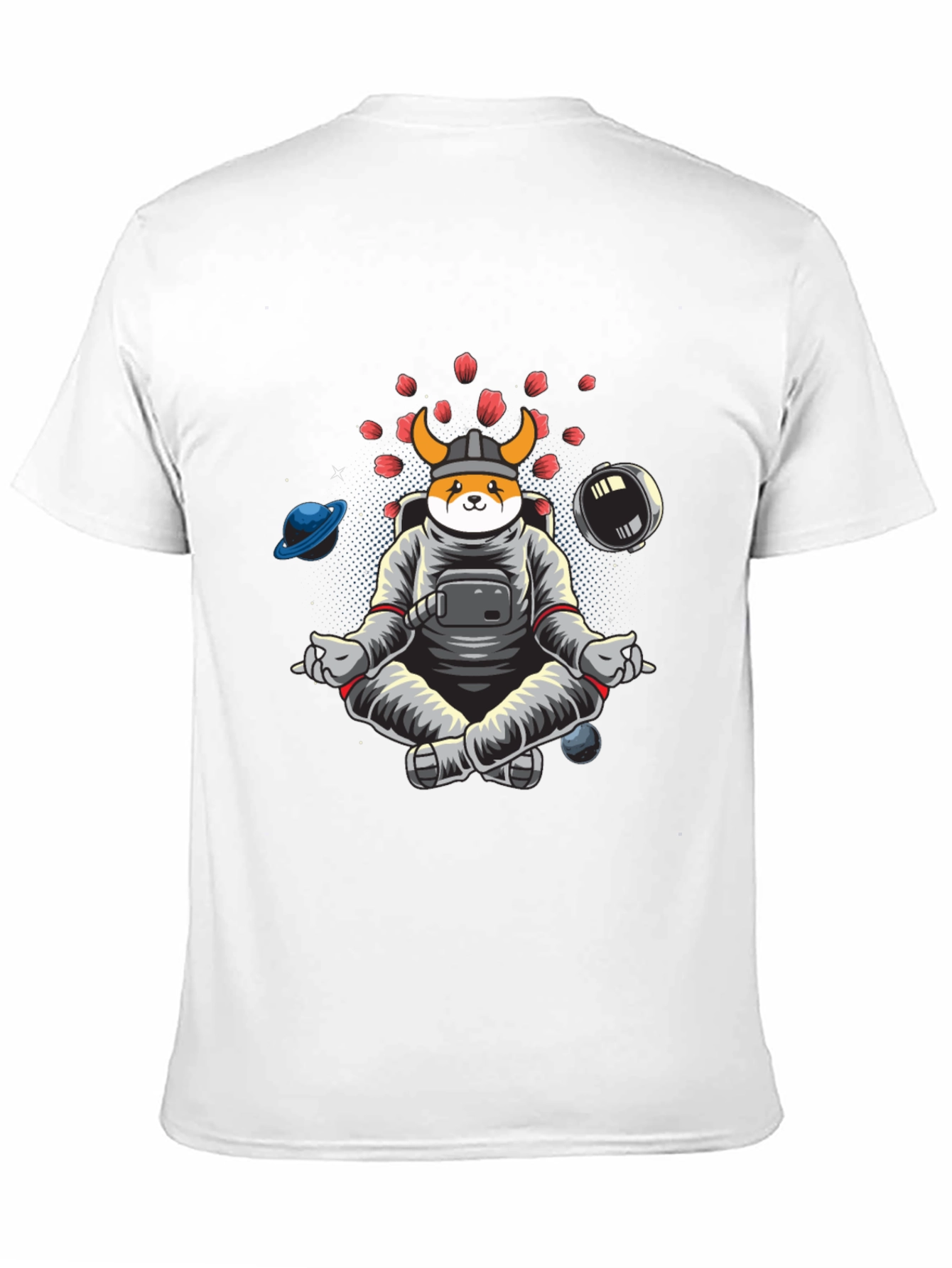 Black Cosmic Meditation T-Shirt view 11