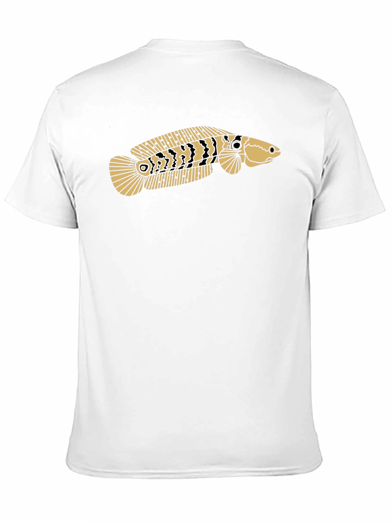 Black Snakehead Fish Graphic Tee - Black T-Shirt view 11
