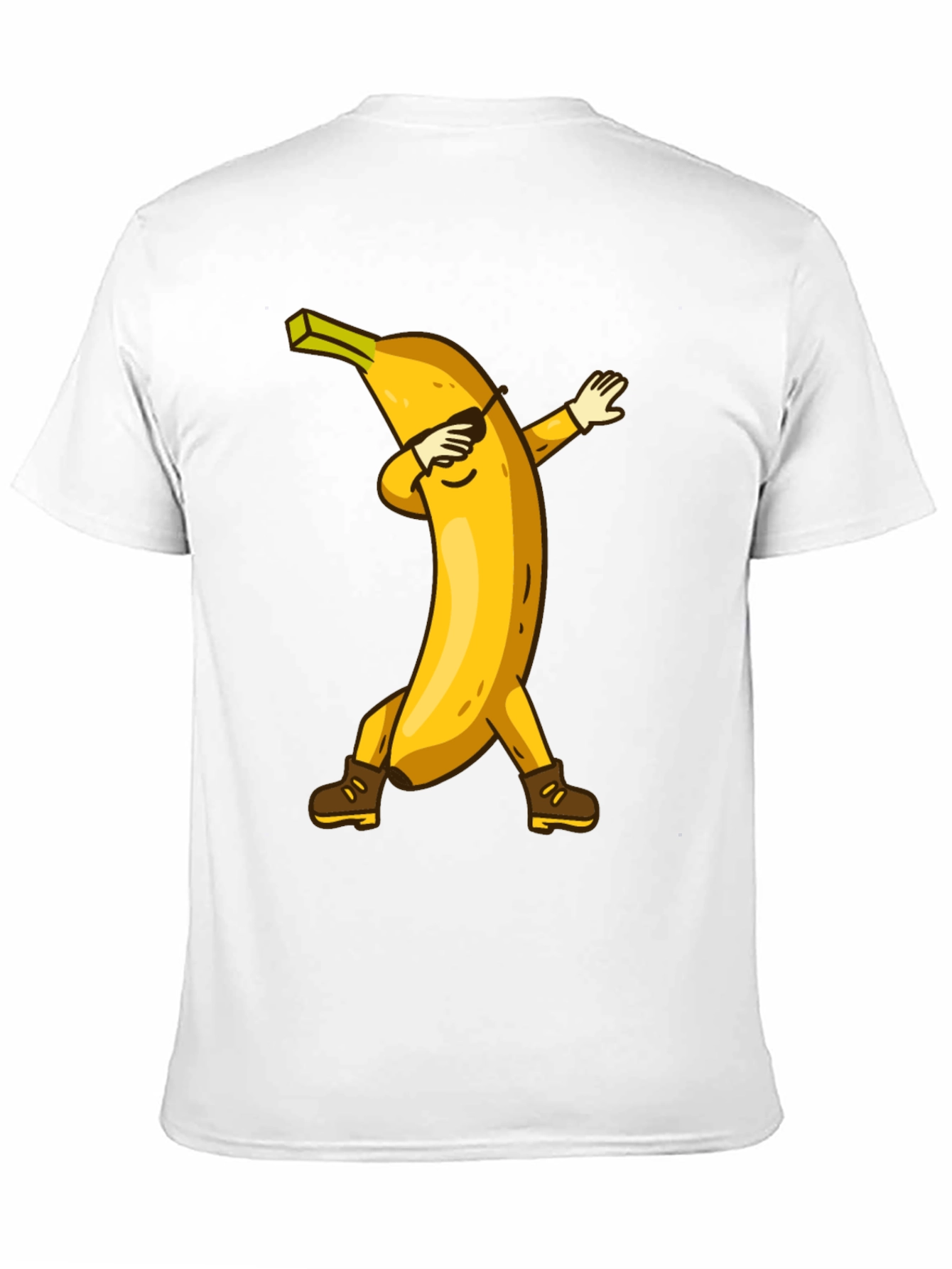 Black Dabbing Banana Graphic Tee - Fun Trendy Shirt view 11