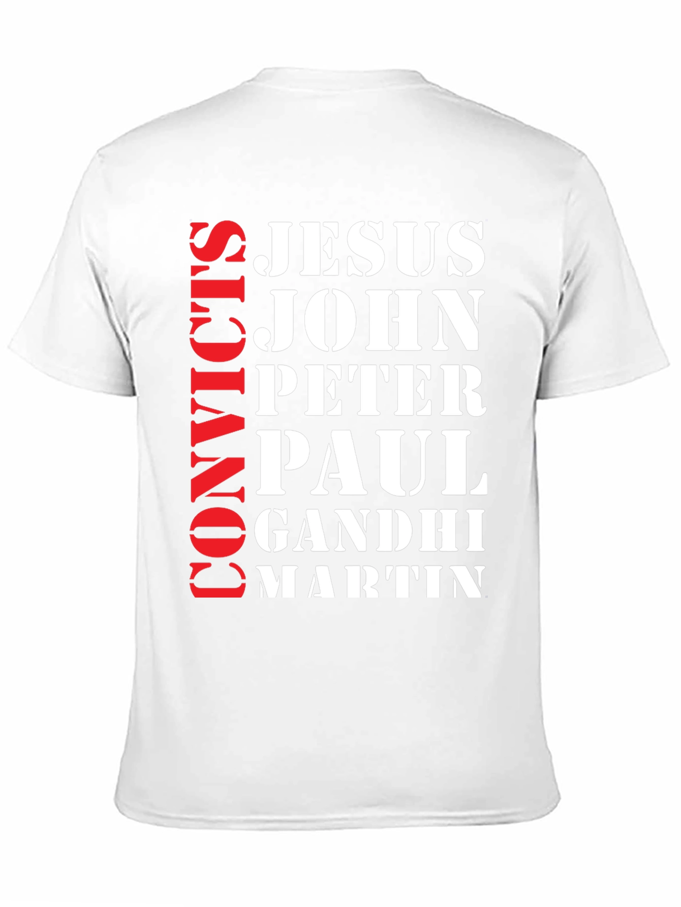 Black Convict's Jesus John T-Shirt view 11