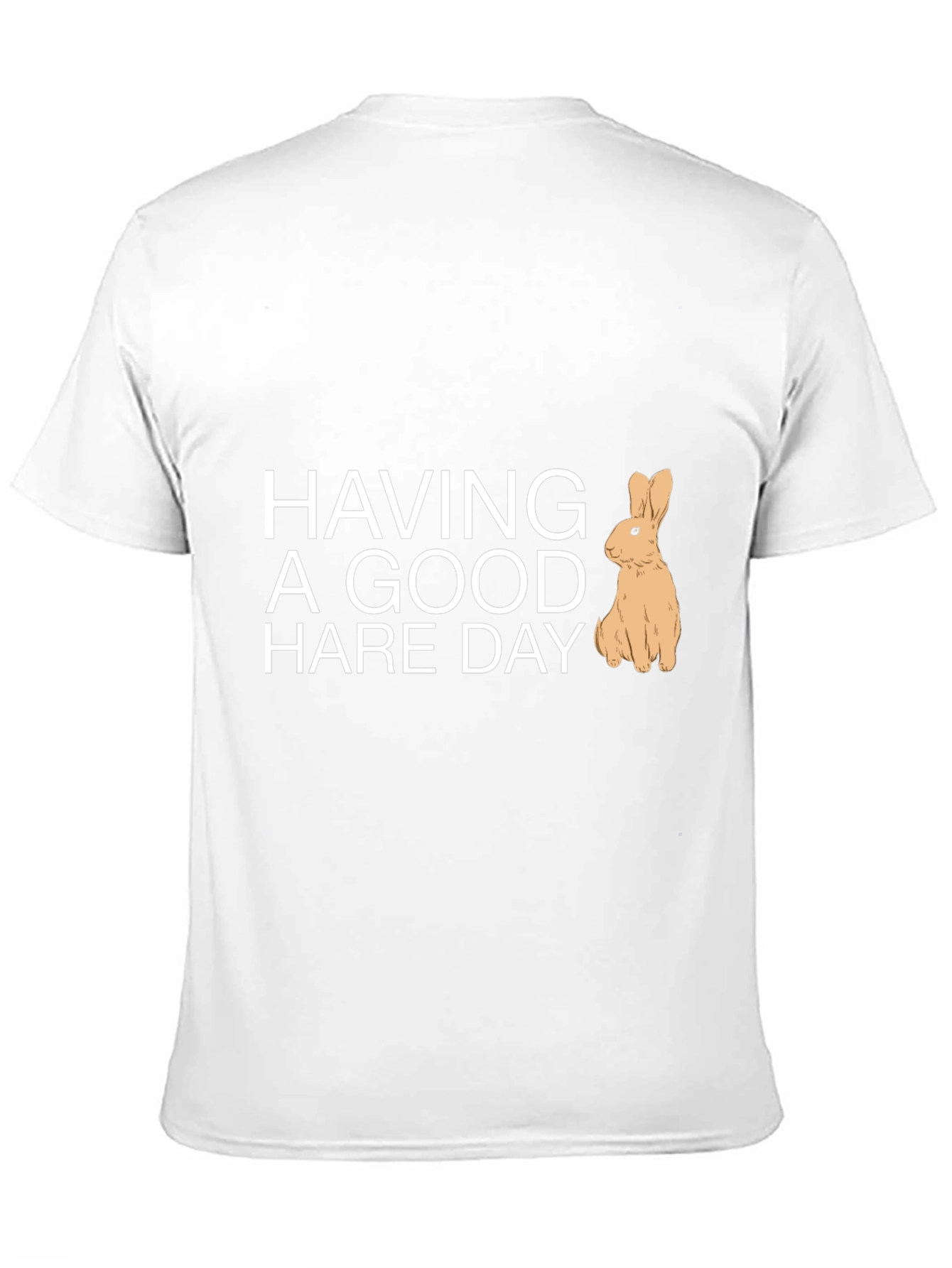 Black Having a Good Hare Day Graphic Tee view 11