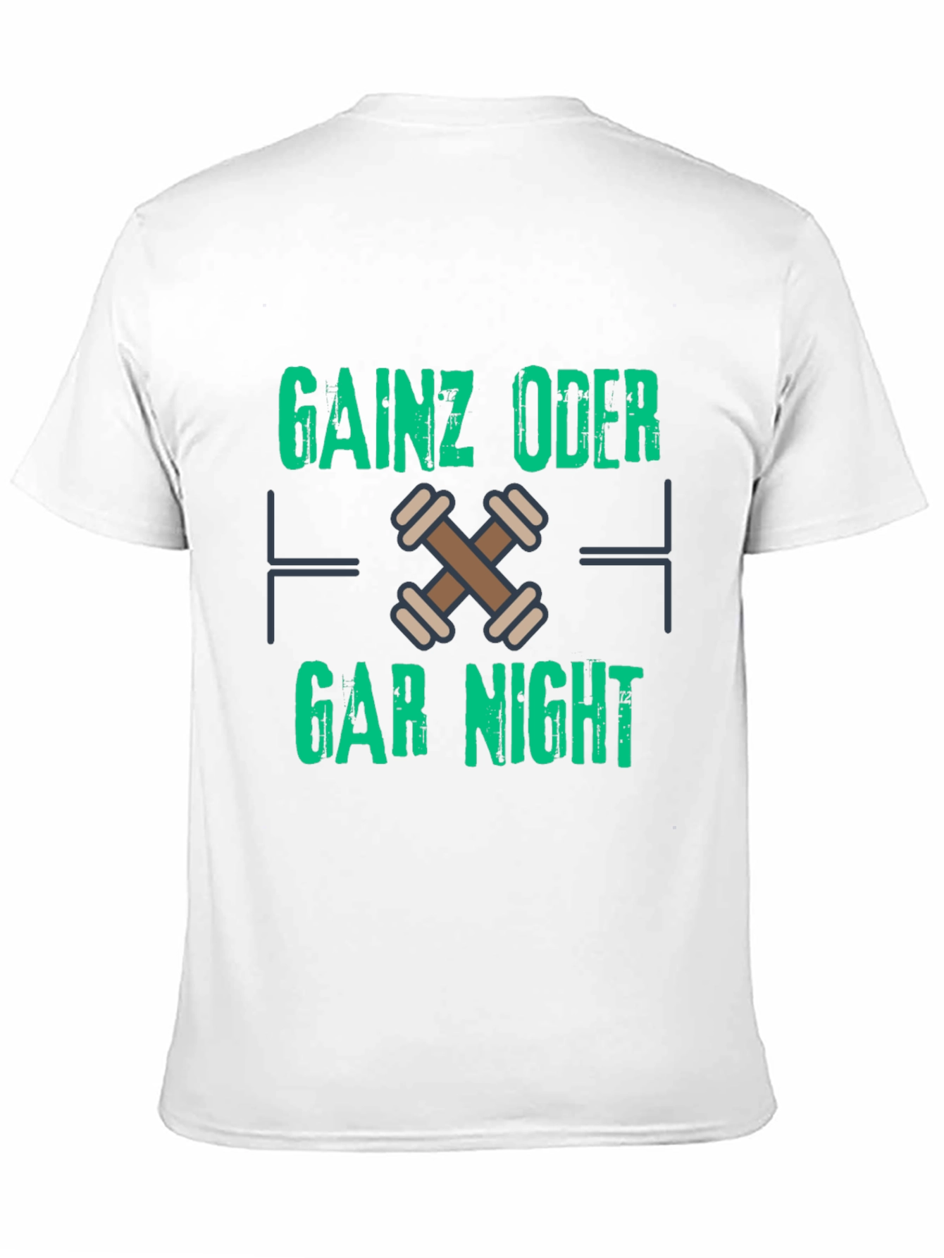 Black Gainz Oder Gar Nicht Black T-Shirt view 11