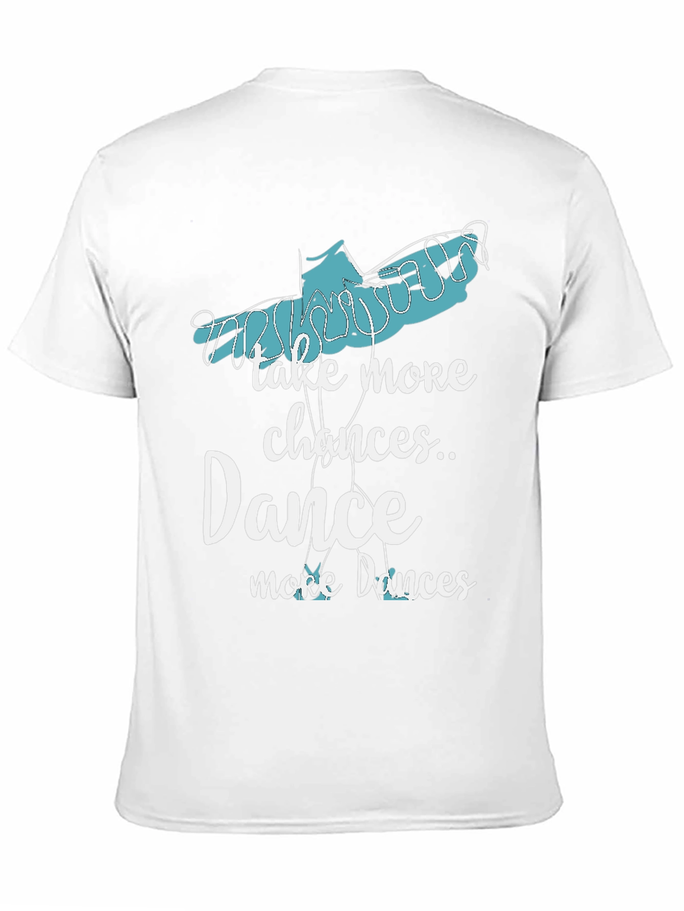 Black Take More Chances Dance Graphic Tee view 11