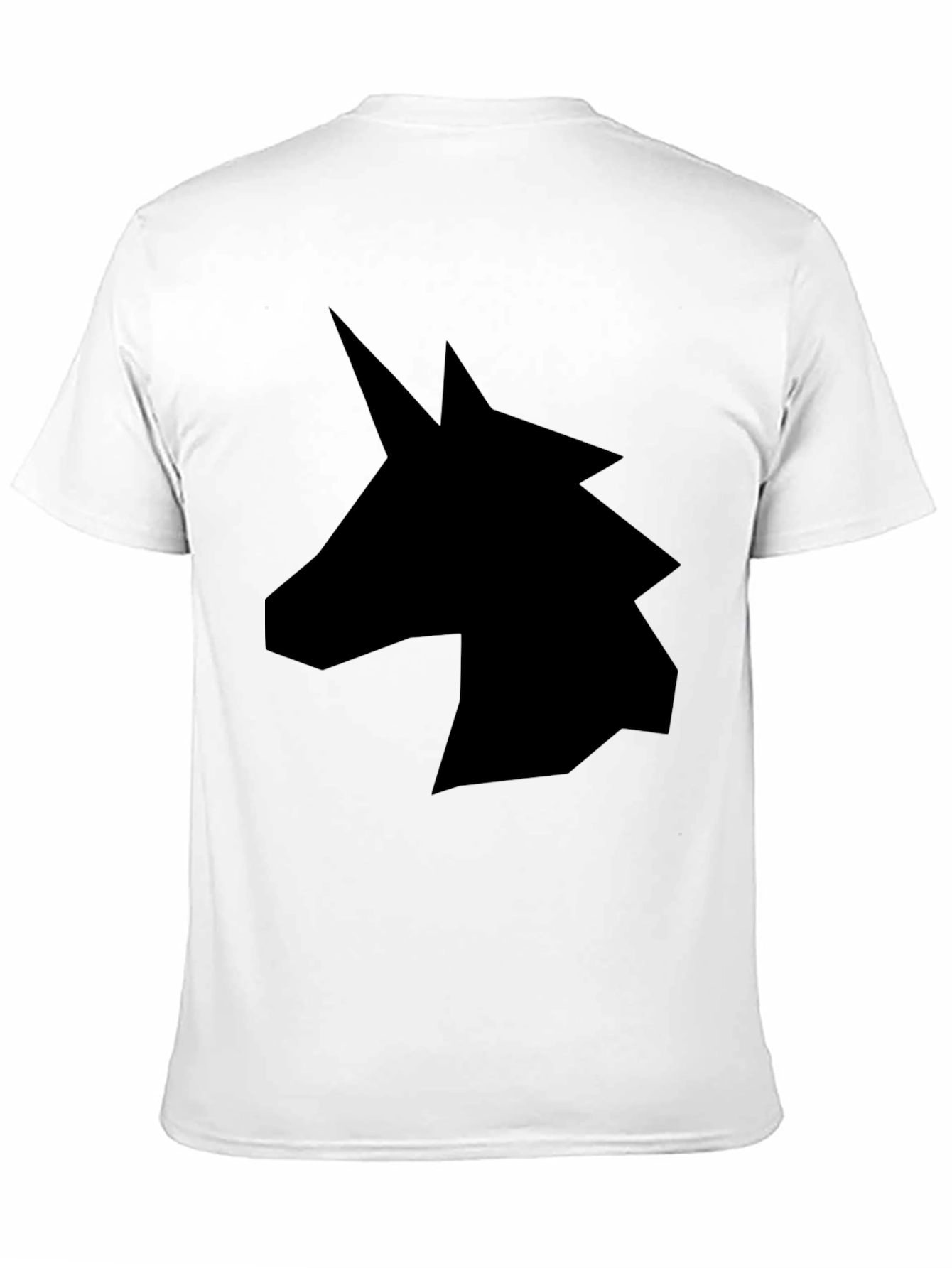 Black Unicorn Silhouette Graphic Tee - Black view 11