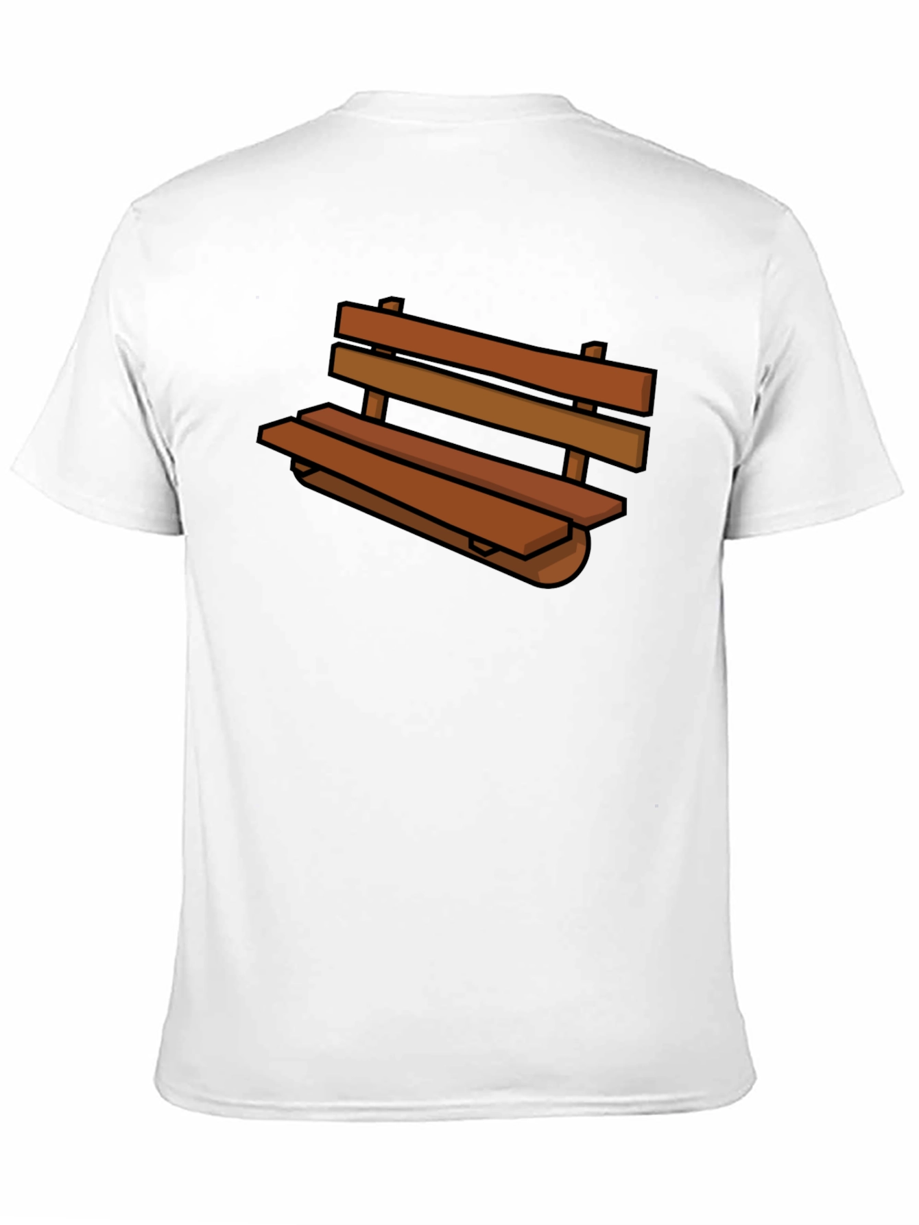 Black Bench Graphic Tee - Comfortable Everyday Wear view 11