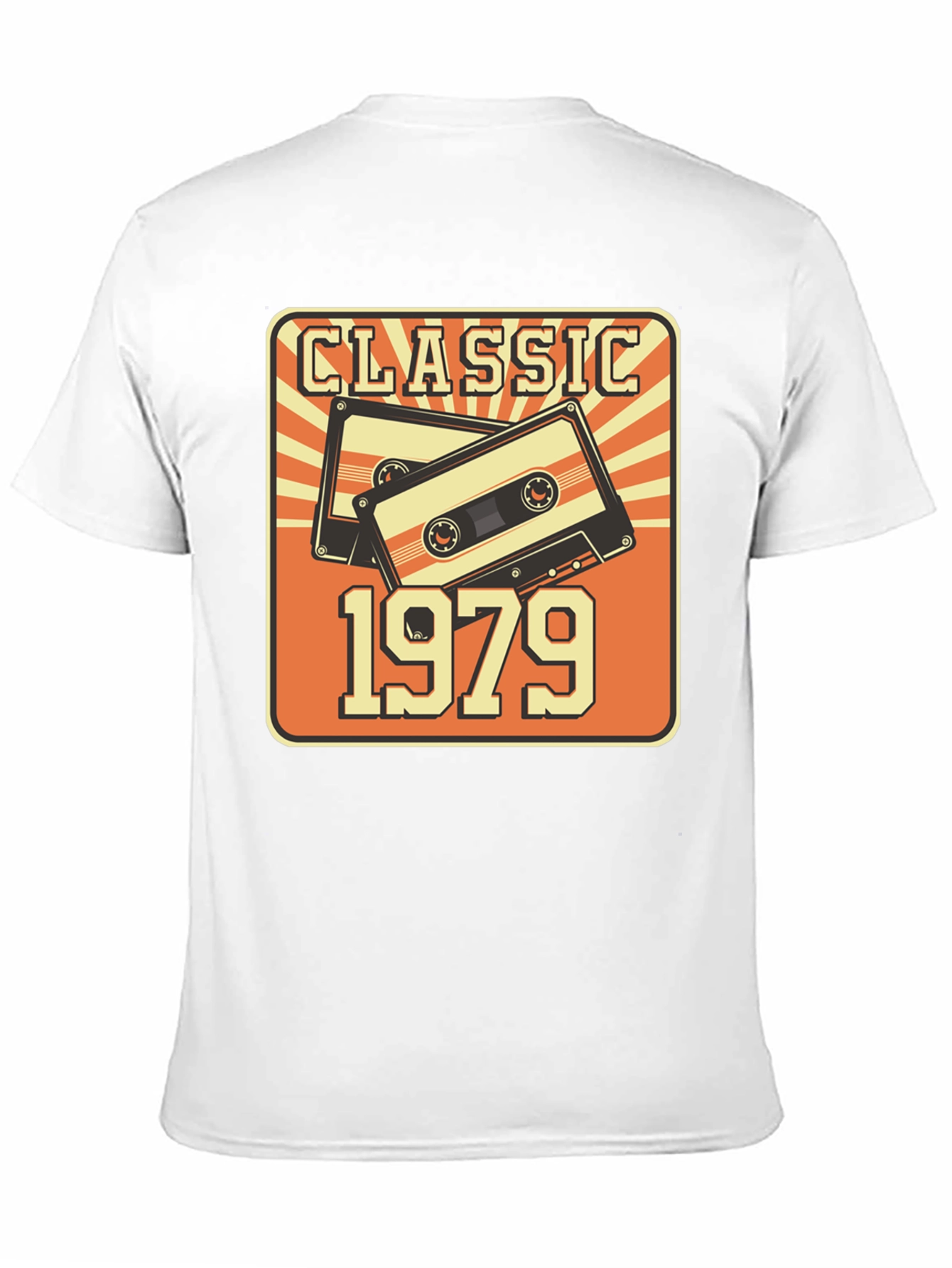 Black Classic 1979 Cassette Tape Graphic T-Shirt view 11