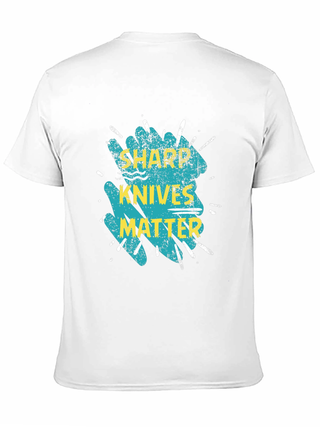 Black Sharp Knives Matter T-Shirt view 11