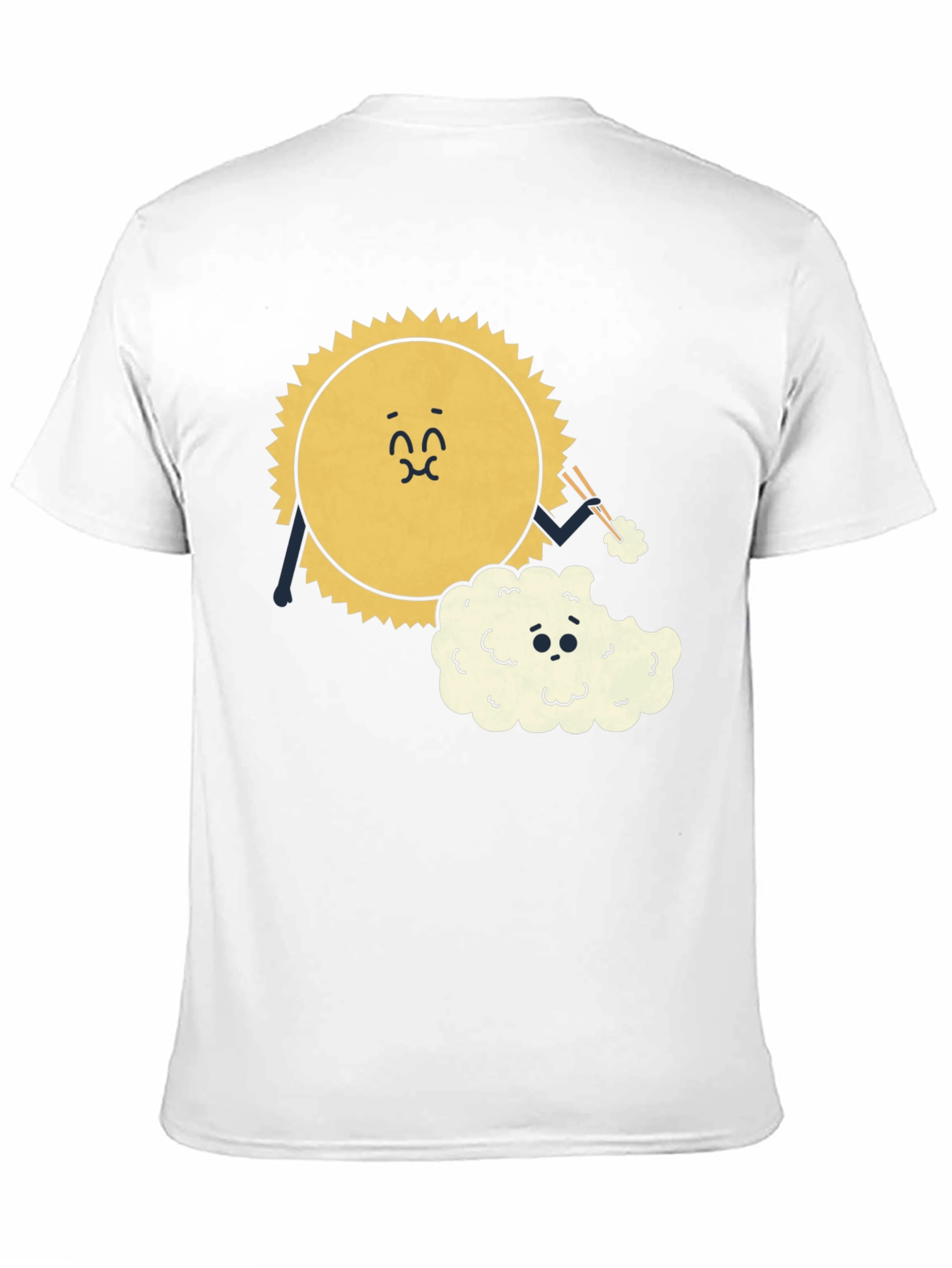 Black Sun Eating Cloud Graphic Tee - Black Cotton Blend view 11