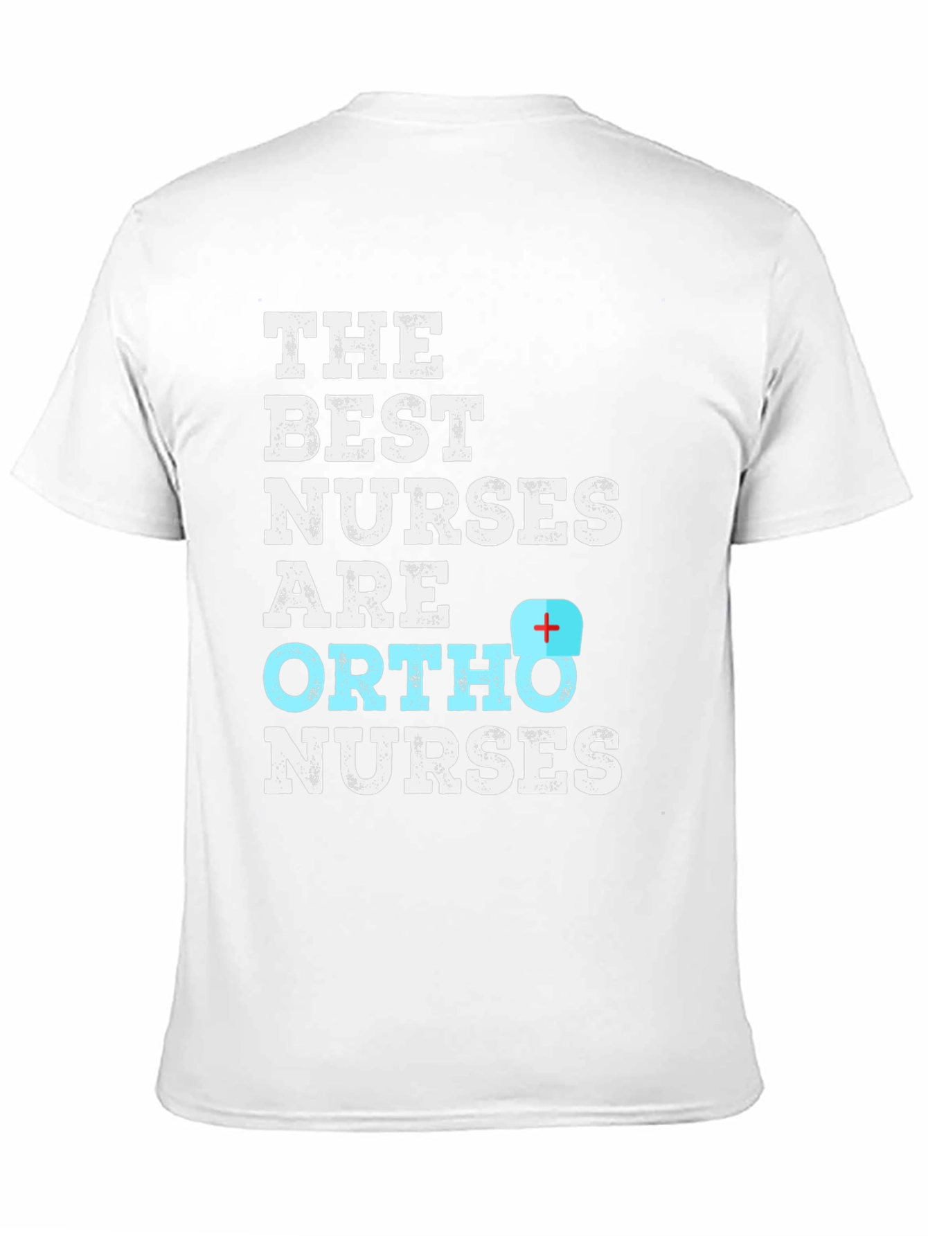Best Ortho Nurses T-Shirt - Black Cotton Blend - 11