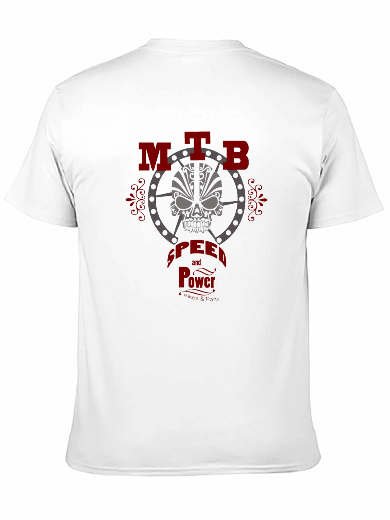 Black MTB Speed & Power Graphic Tee - Black view 11