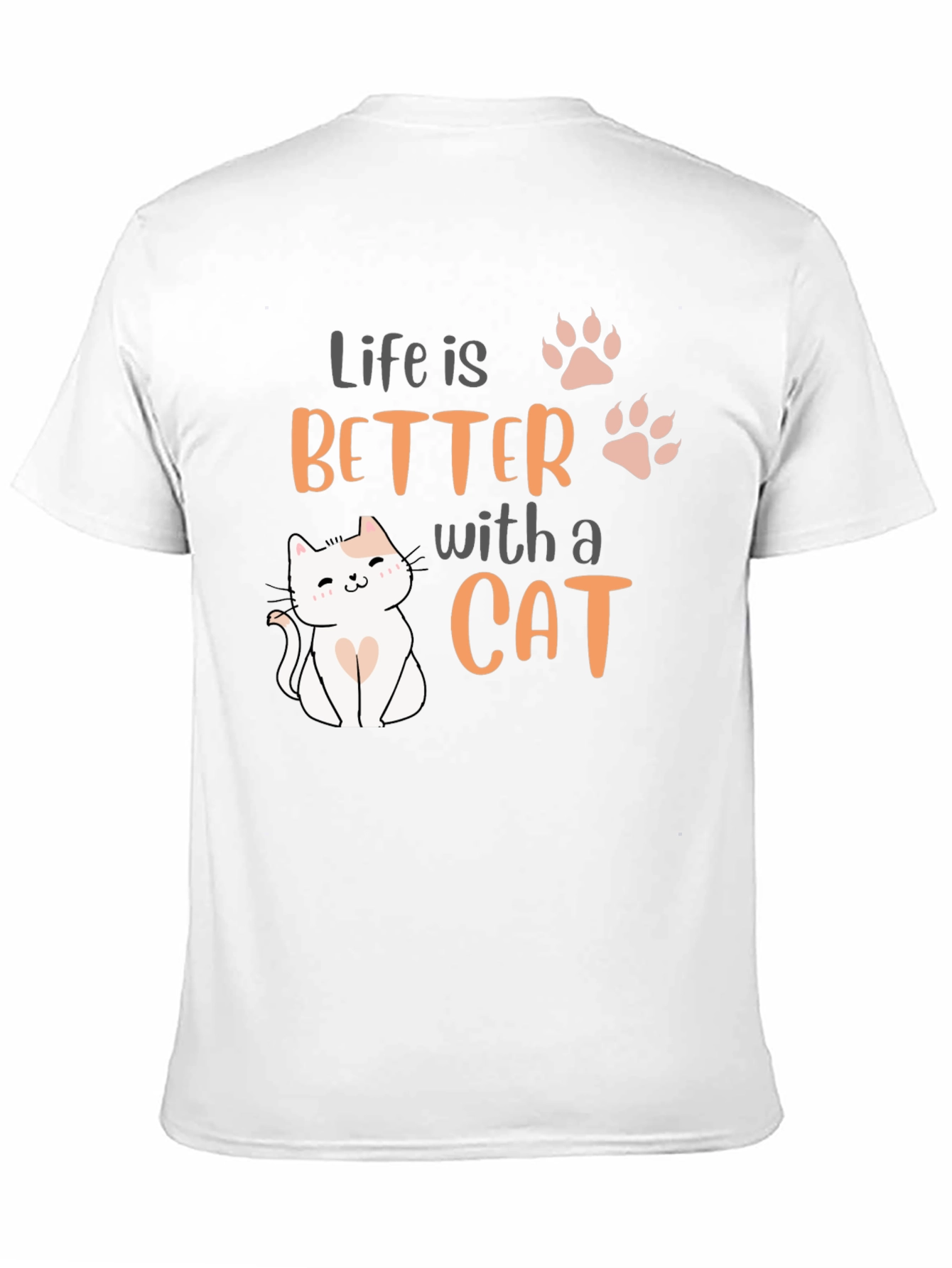 Black Life is Better with a Cat T-Shirt view 11