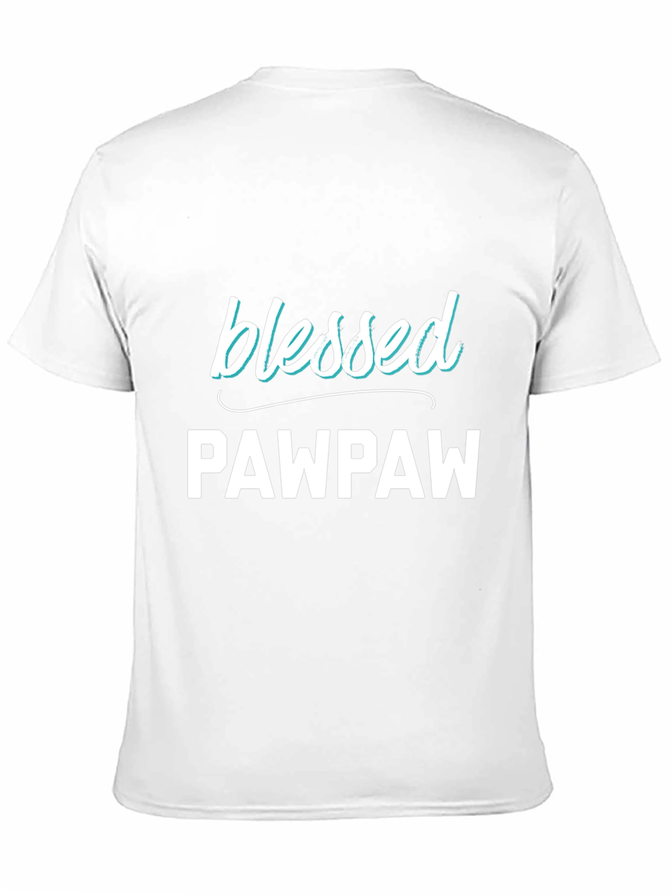 Black Blessed Pawpaw T-Shirt - Grandfather Gift view 11