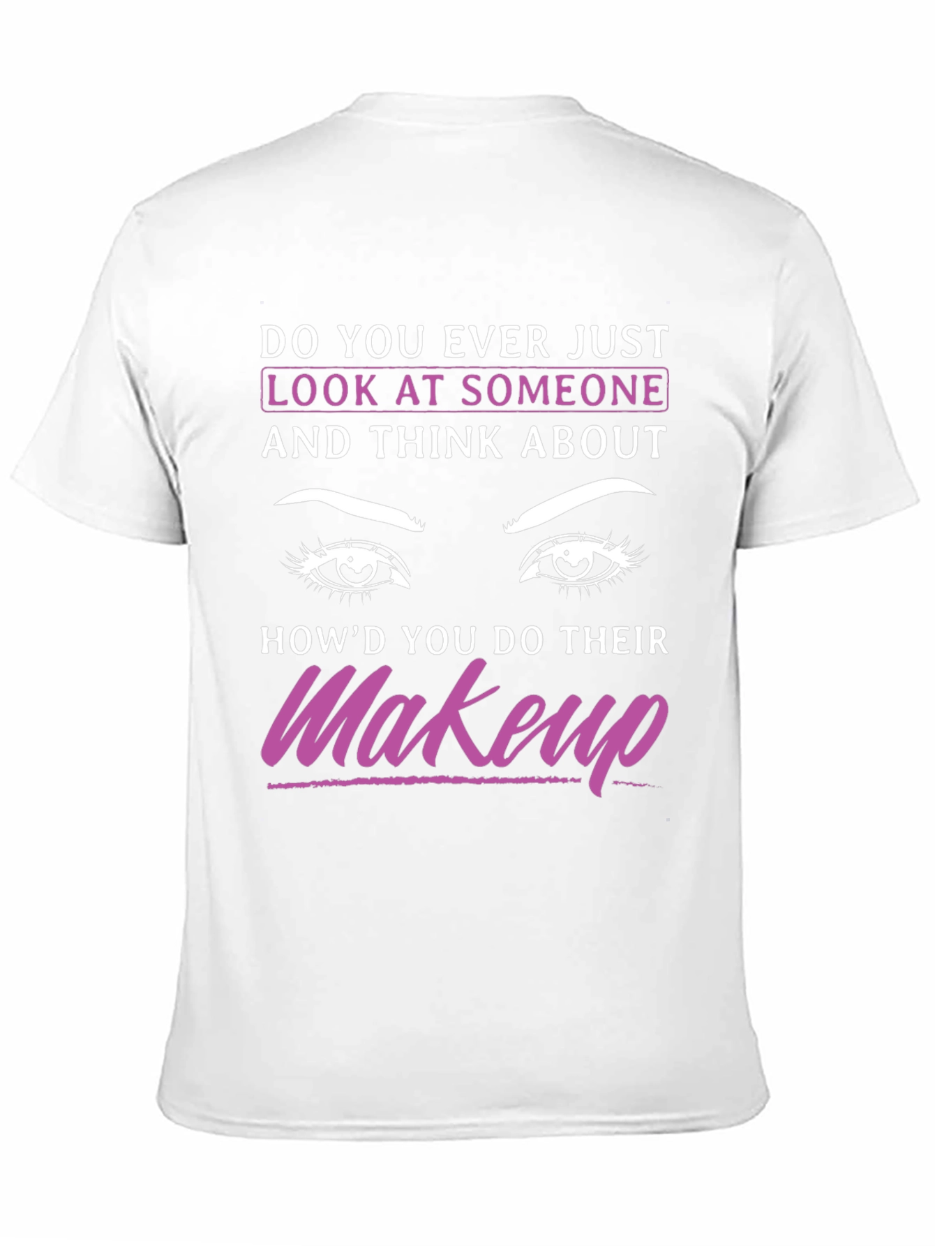 Black Makeup Artist T-Shirt Funny Cosmetic Design Tee view 11
