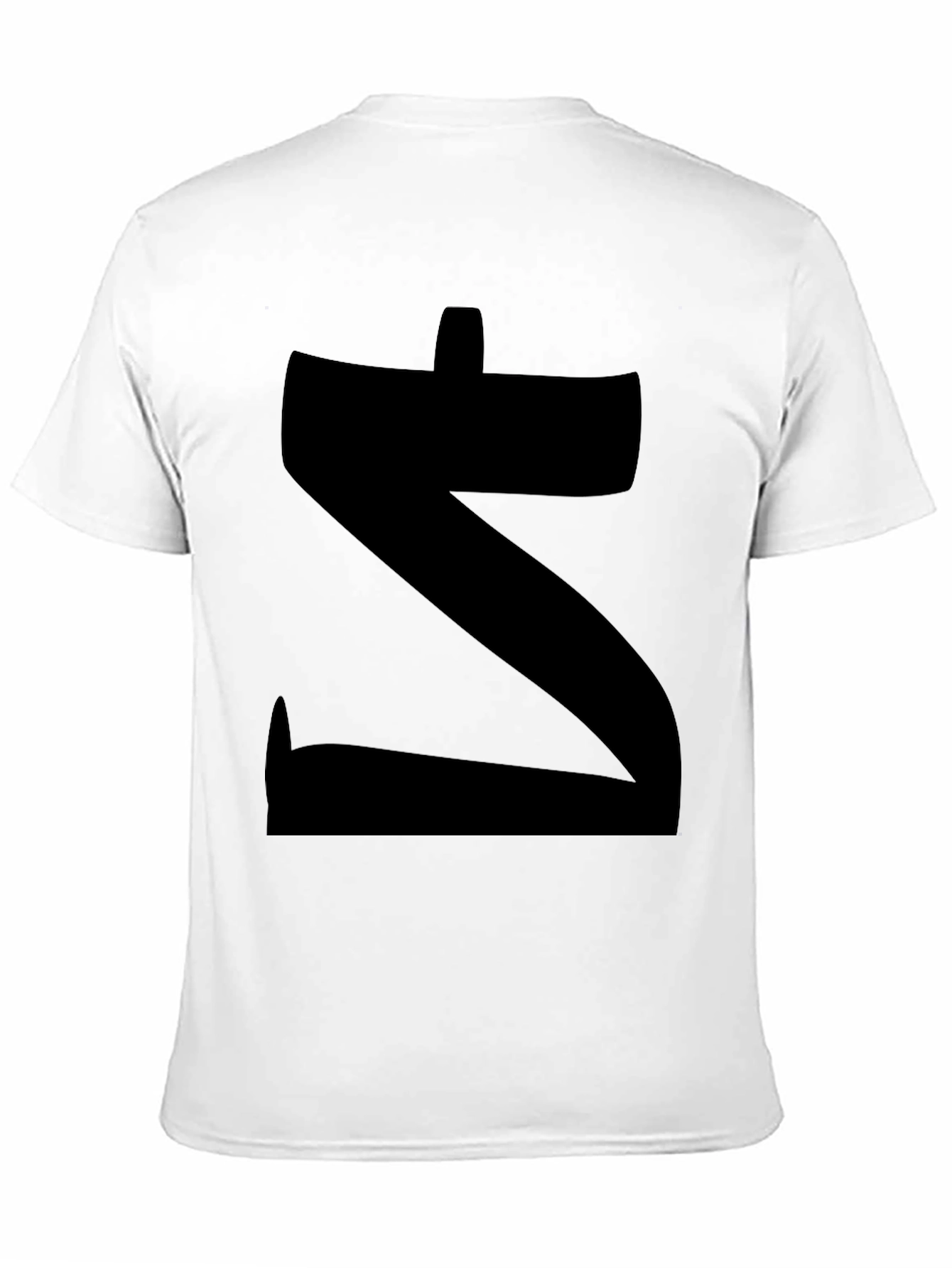 Black Bold 'Z' Graphic Black T-Shirt view 11