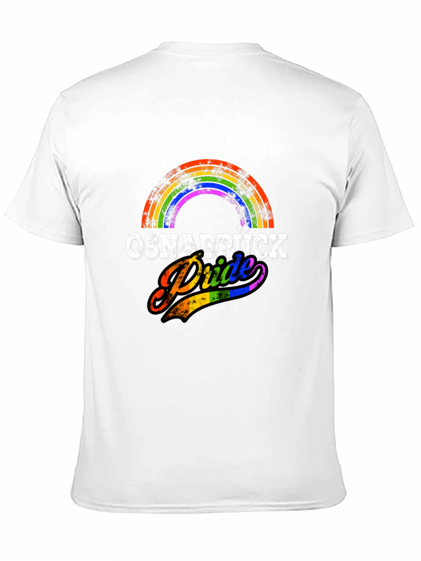 Black Osnabrück Pride Rainbow T-Shirt - Black Cotton Blend view 11