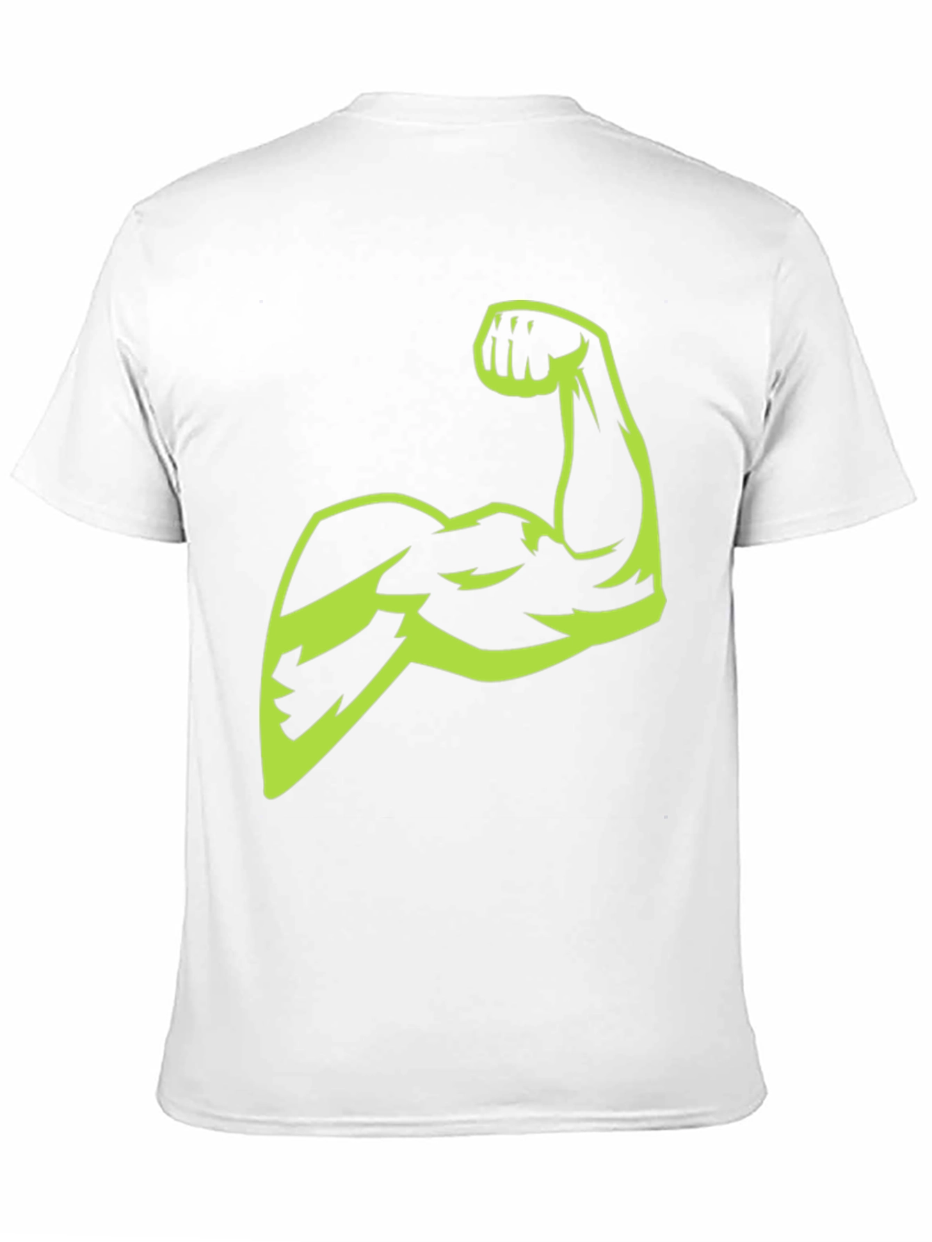 Black Muscle Power T-Shirt - Black Graphic Tee view 11