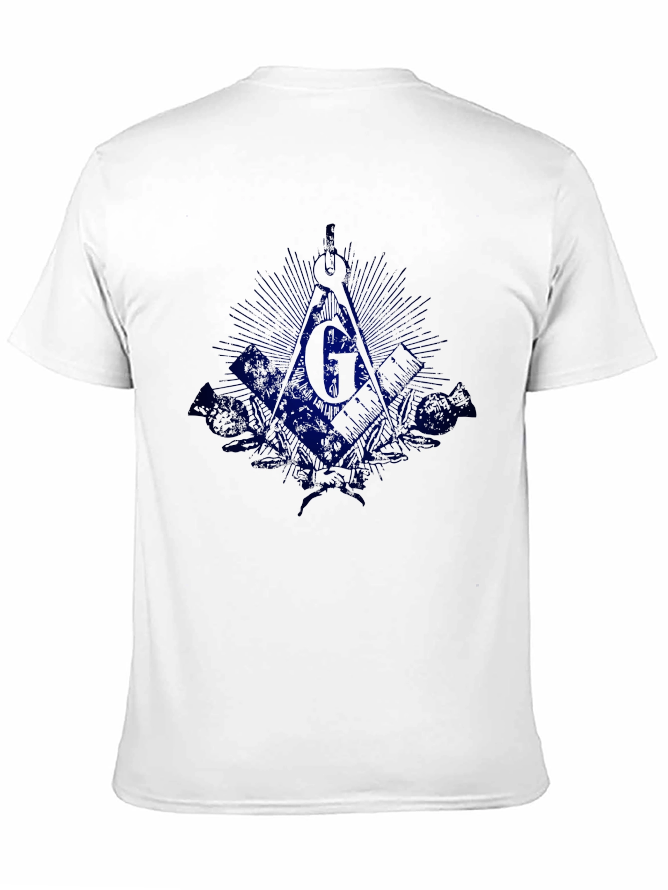 Black Freemason Symbol Black T-Shirt view 11