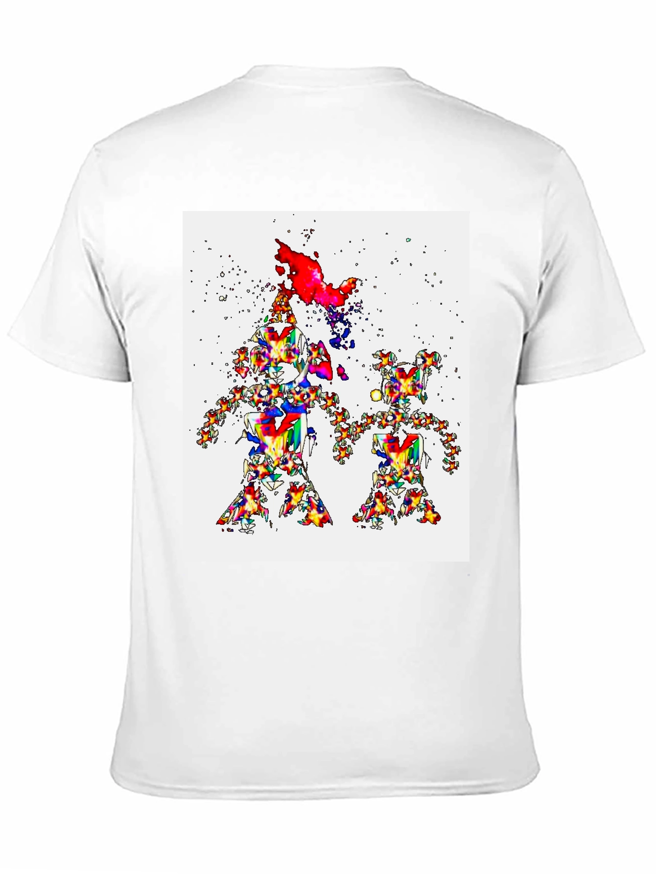 Fractal Family T-Shirt - Colorful Abstract Design - 11
