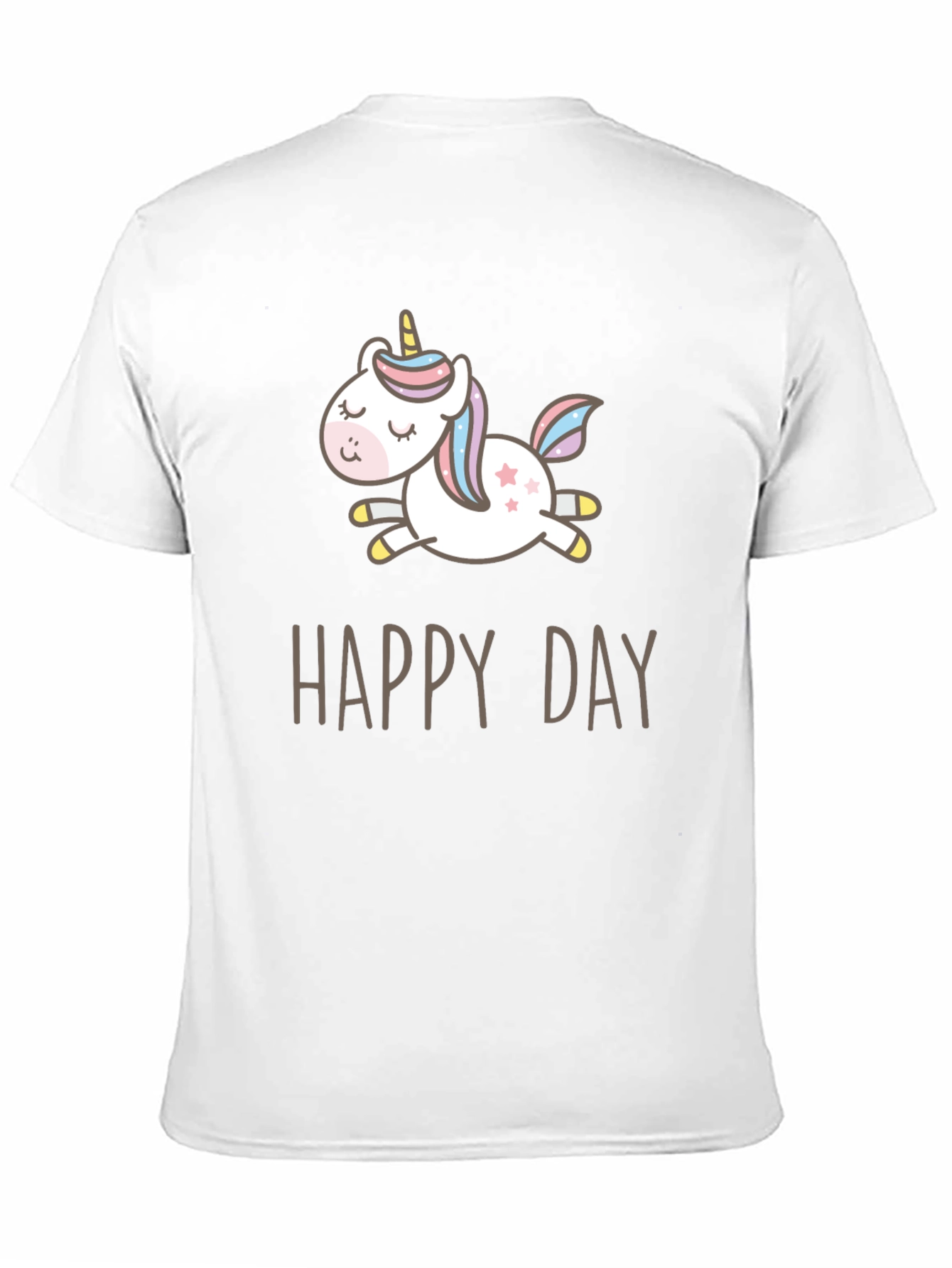 Black Happy Day Unicorn Graphic Tee view 11
