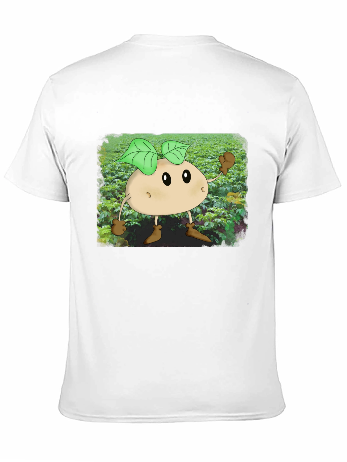 Black Cartoon Spud T-Shirt view 11